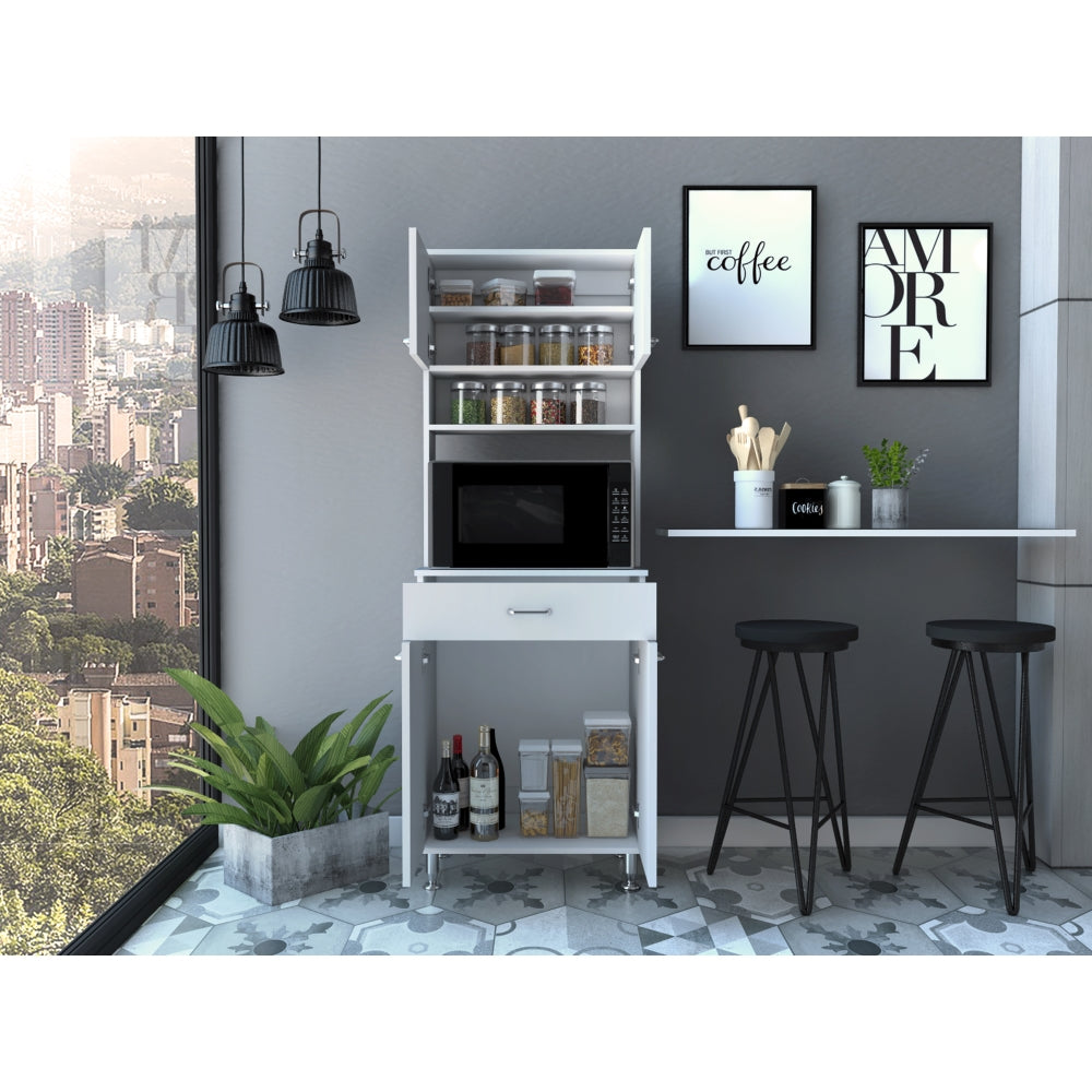 MUEBLE PARA MICROONDAS KITCHEN-60 BLANCO 169X60X35,1 CM - 11