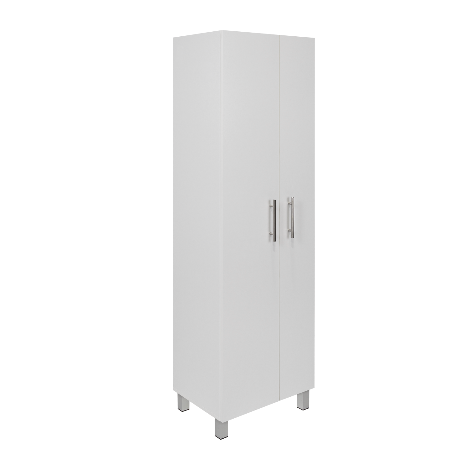 MUEBLE DE ASEO NALA MULTIUSOS 2 PUERTAS Y COLGADORES BLANCO - 5