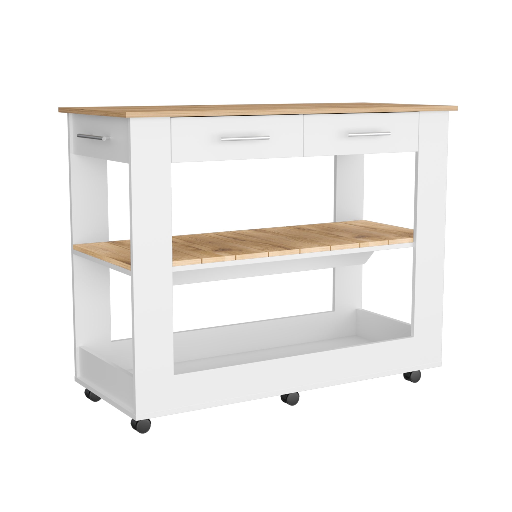 ISLA DE COCINA CALA BLANCO Y MACADAMIA 92,7X116,8X50,8 CM - 5