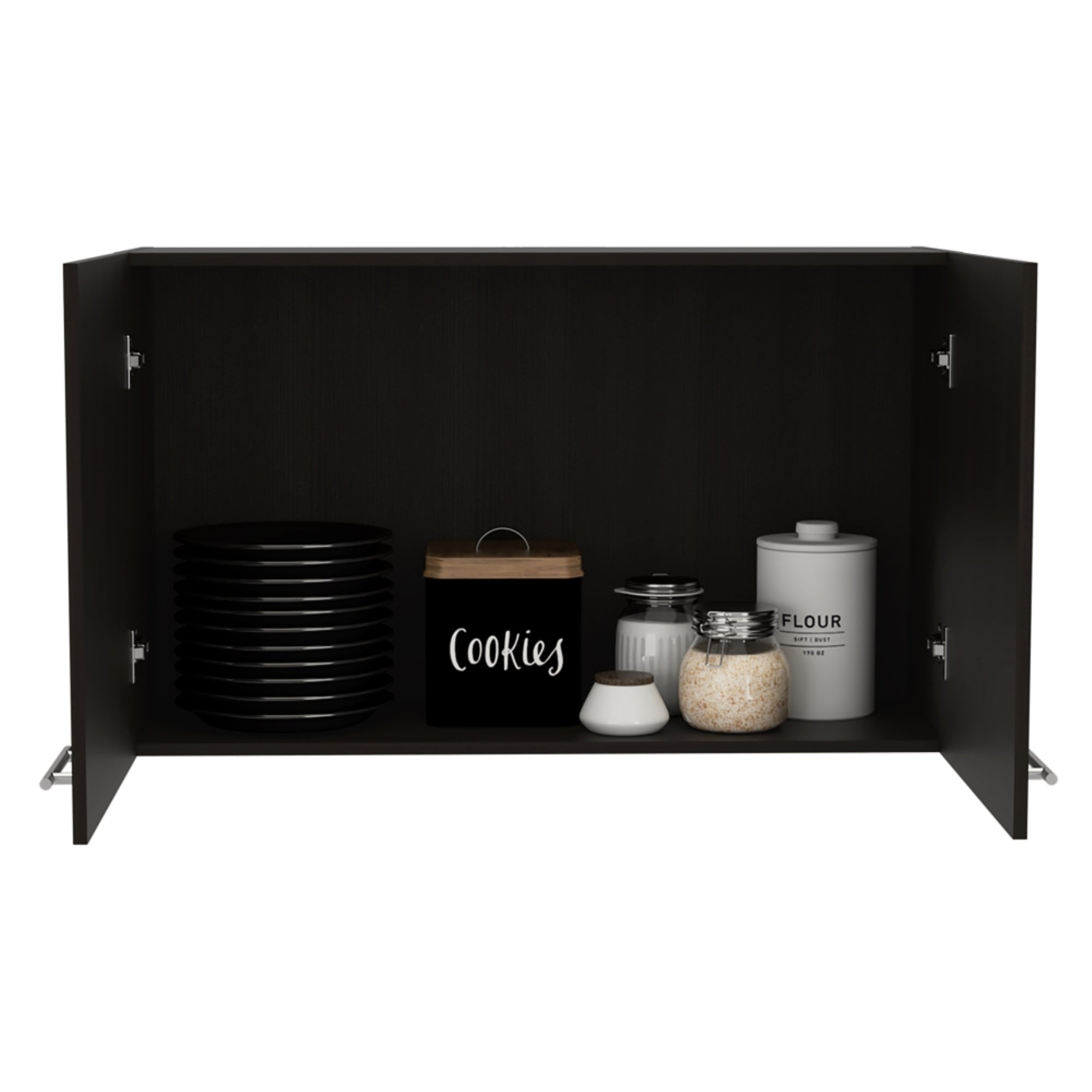 MUEBLE DE COCINA AEREO MANCHESTER 2 PUERTAS WENGUE - 2