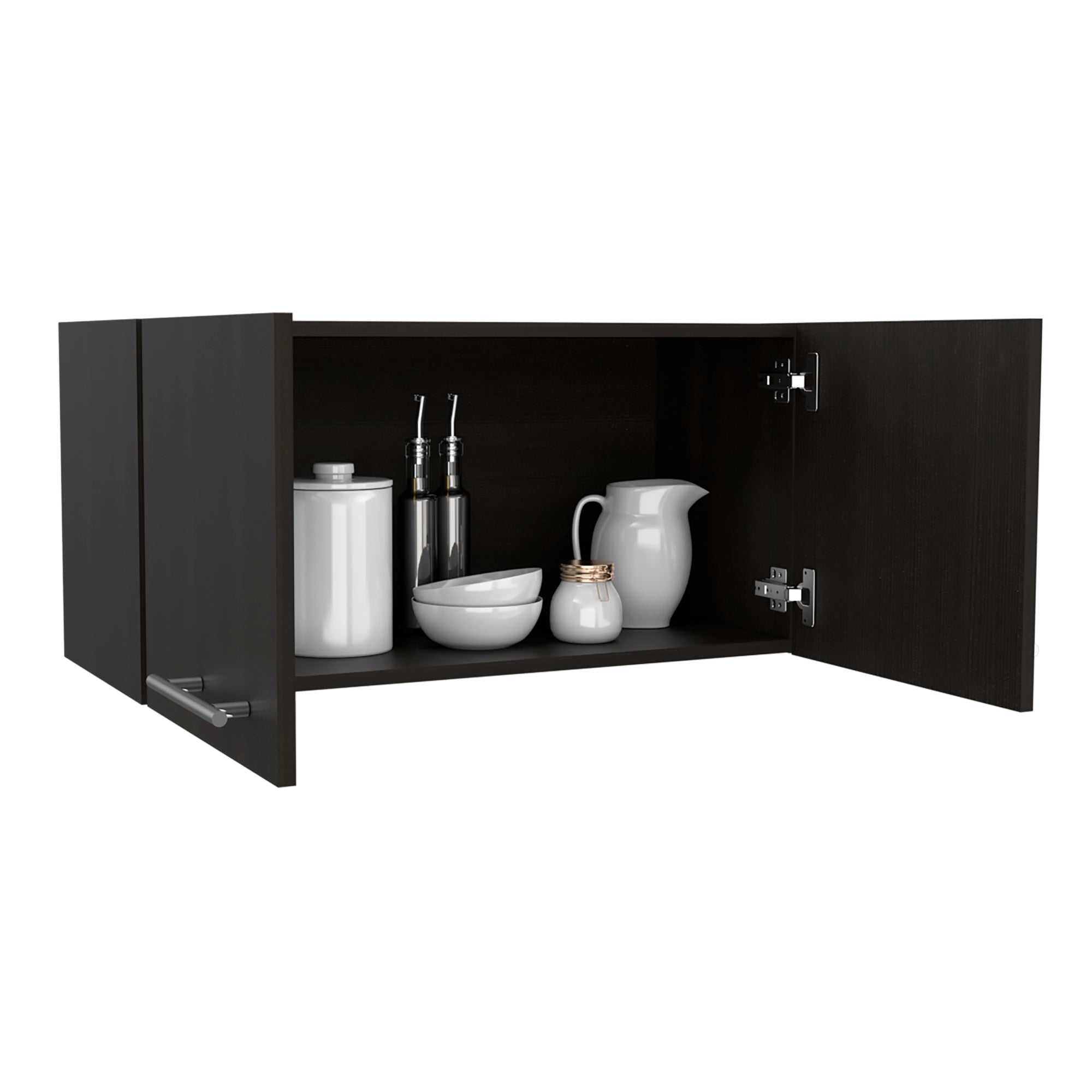 MUEBLE DE COCINA MURAL 2 PUERTAS MANCHESTER WENGUE 37X76X33,5 CM - 1