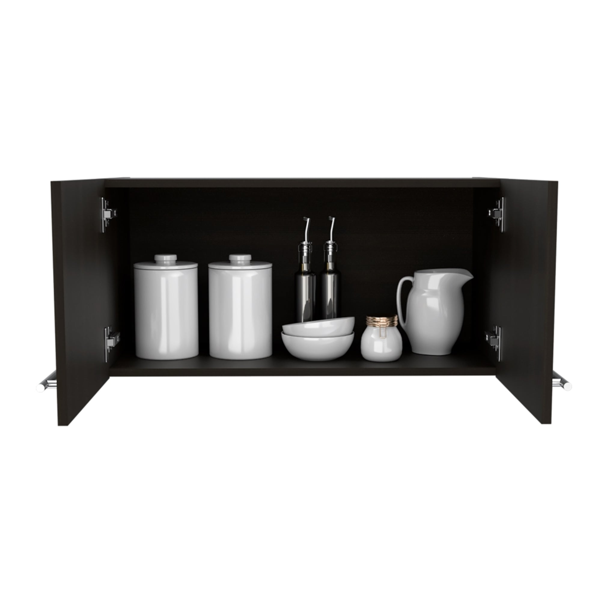 MUEBLE DE COCINA MURAL 2 PUERTAS MANCHESTER WENGUE 37X76X33,5 CM - 2