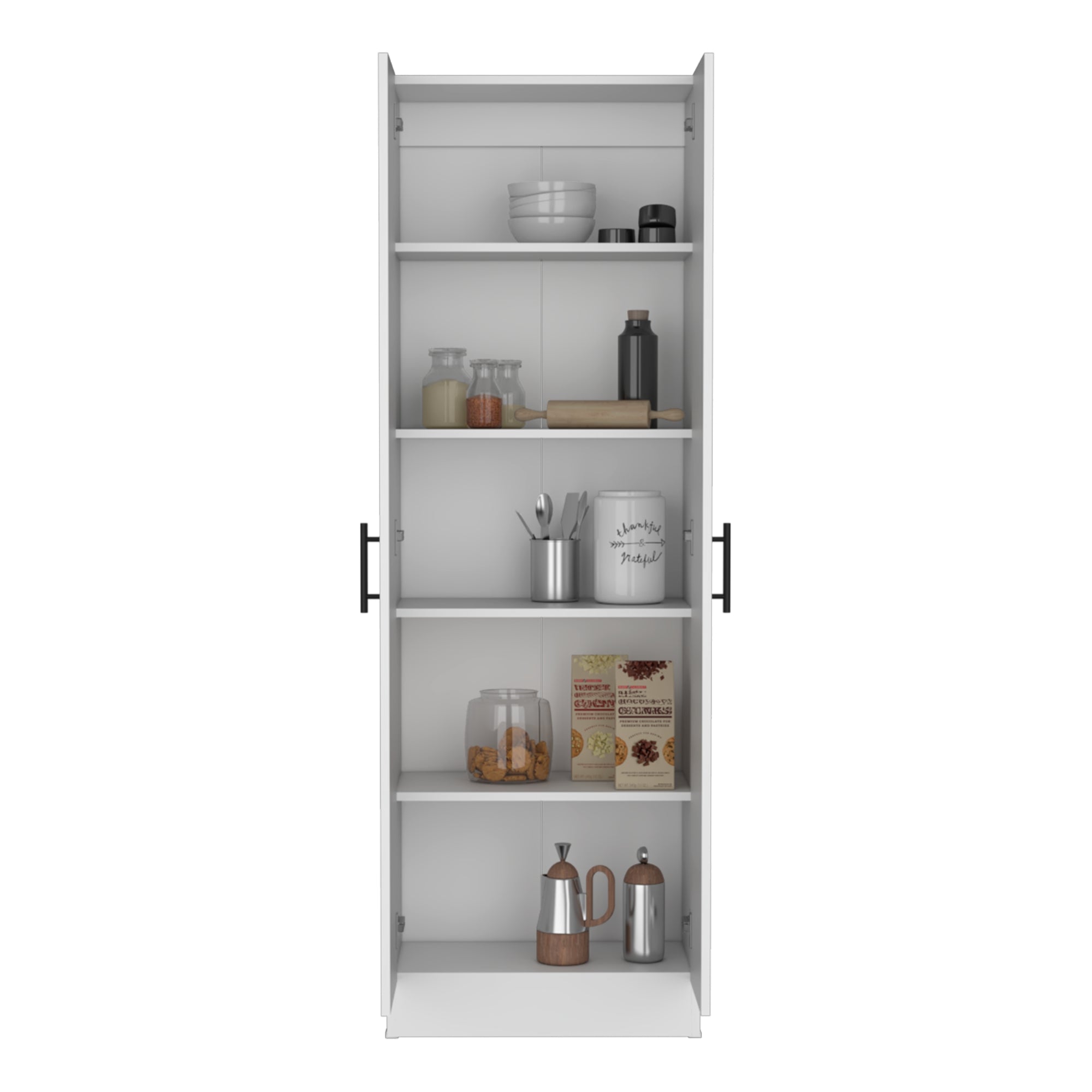 MUEBLE DESPENSA MULTIUSOS KITCHEN 170X56X30,2 CM BLANCO - 1
