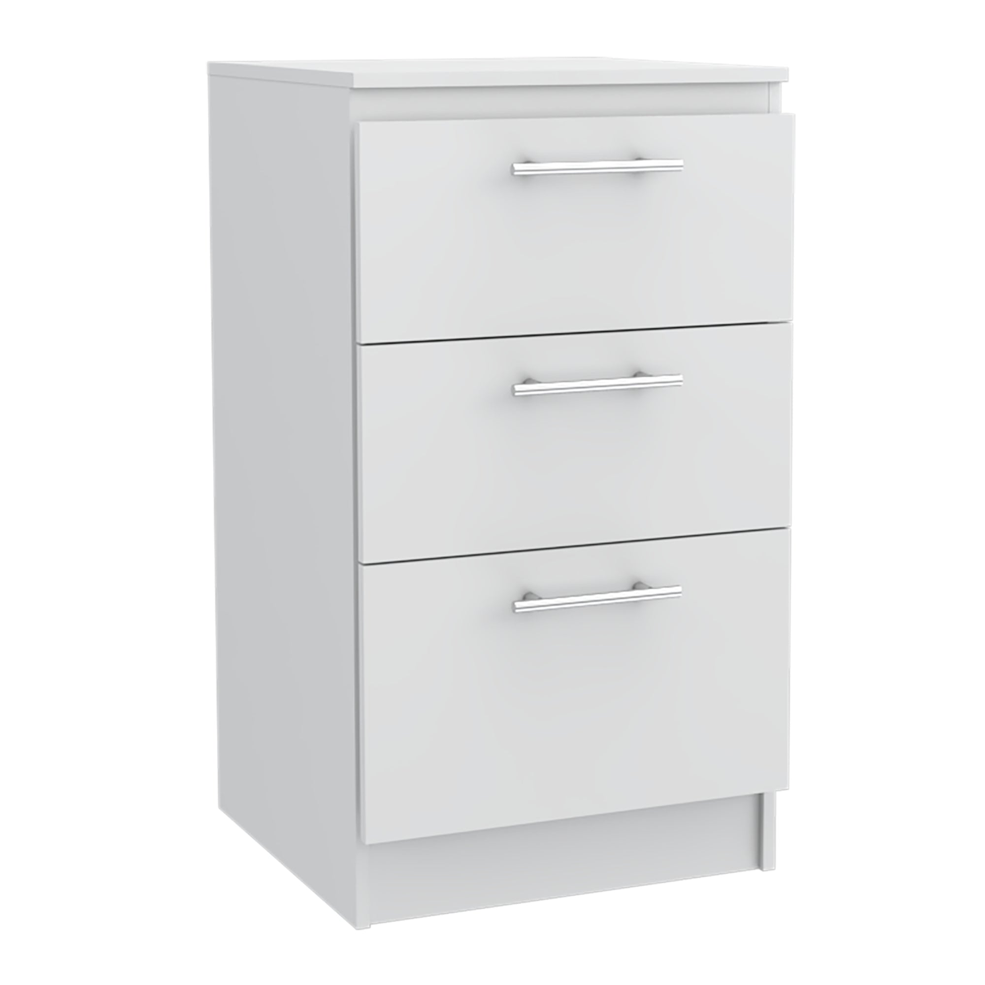 MUEBLE DE COCINA AUXILIAR MANCHESTER 3 CAJONES BLANCO 90X50X50,5 CM - 3