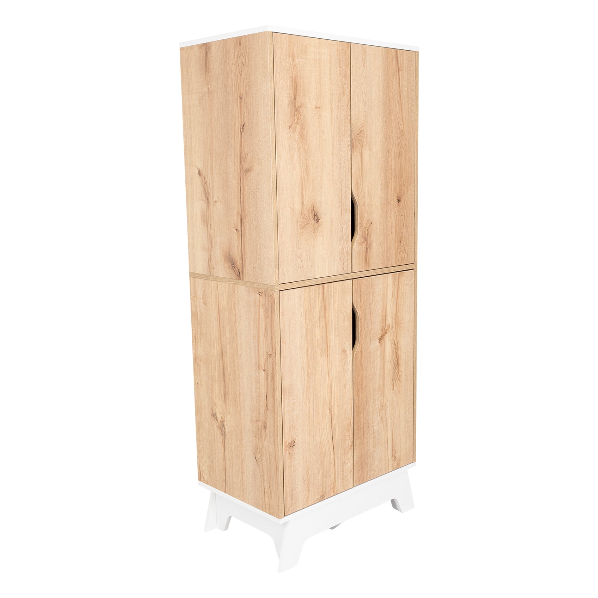 DESPENSA 4 PUERTAS BI-COLOR DUNA Y BLANCO 150,5X60X40 CM - 5