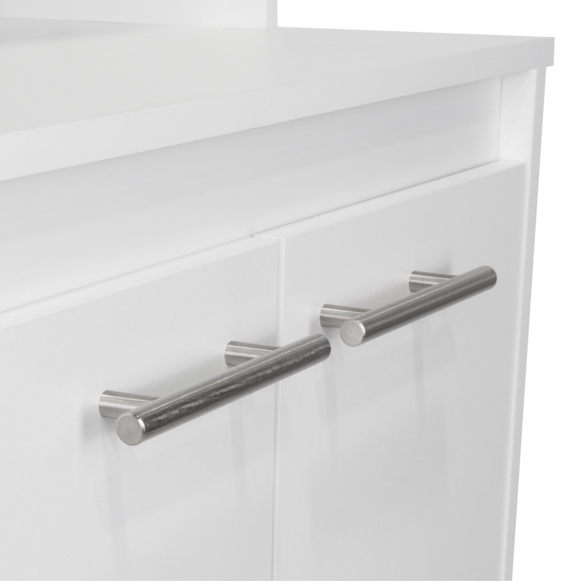 MUEBLE PARA MICROONDAS MANCHESTER 2 PUERTAS BLANCO - 8