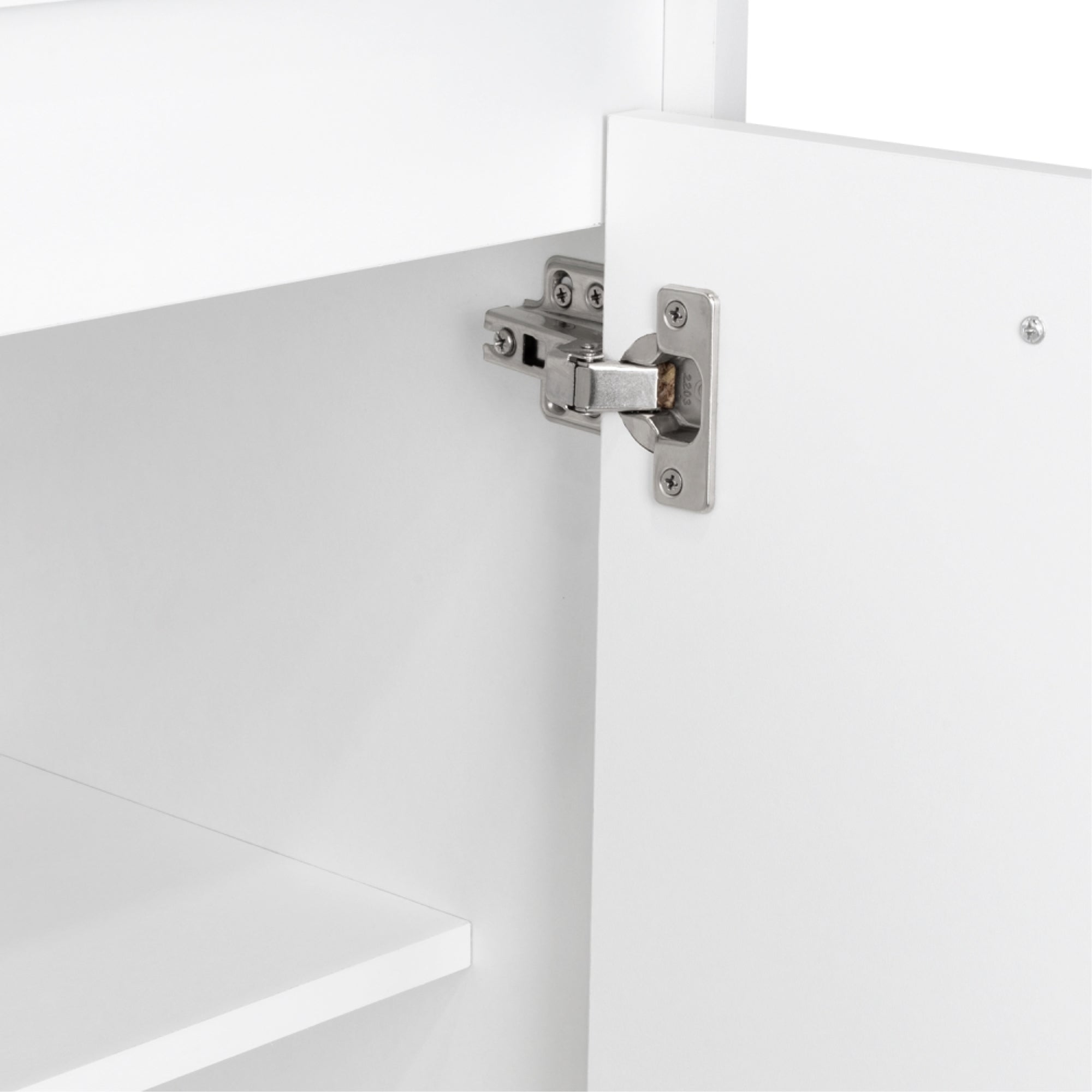 MUEBLE PARA MICROONDAS MANCHESTER 2 PUERTAS BLANCO - 10