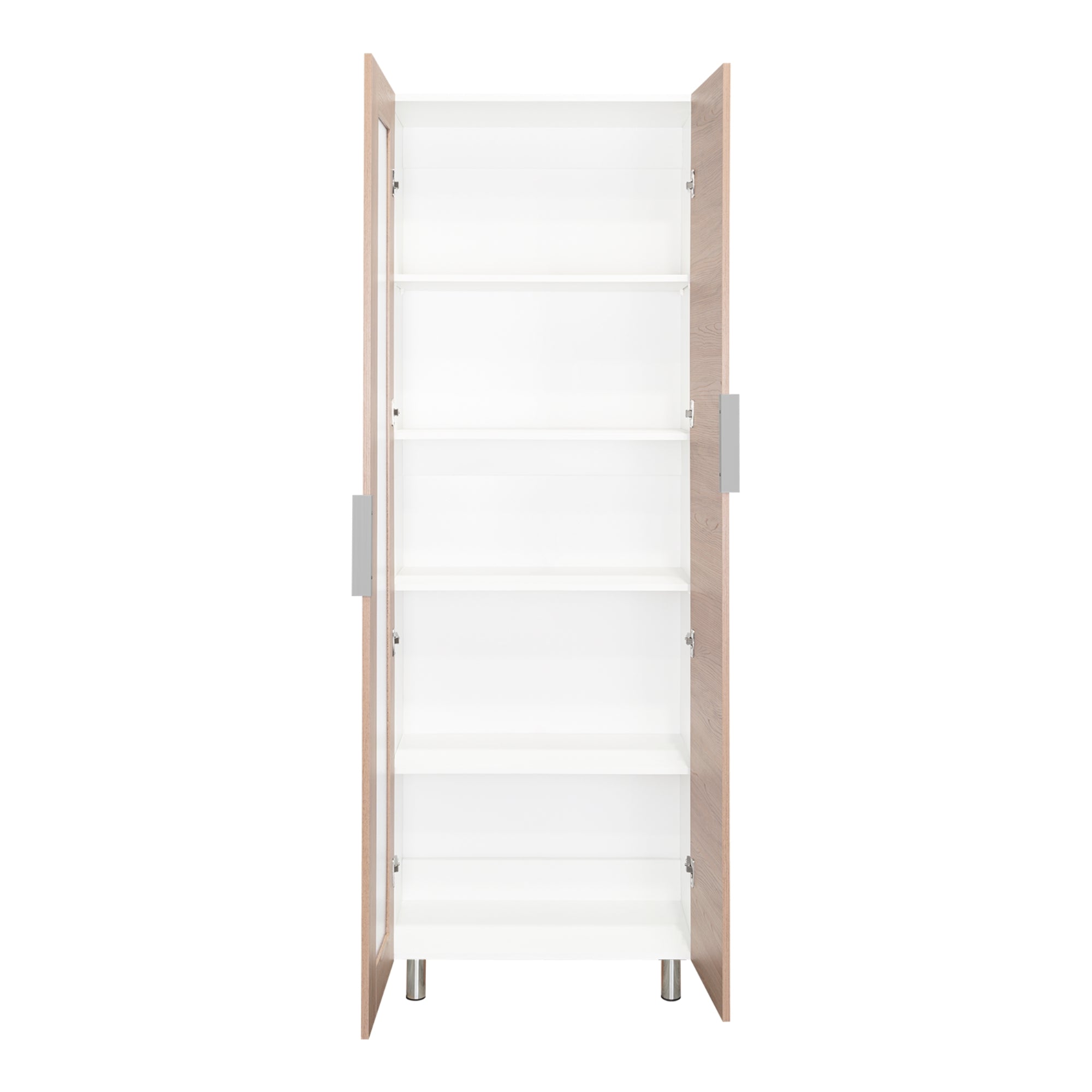 DESPENSA FENDI 2 PUERTAS 205X70X35,8 CM BLANCO Y CASTAÑO - 6