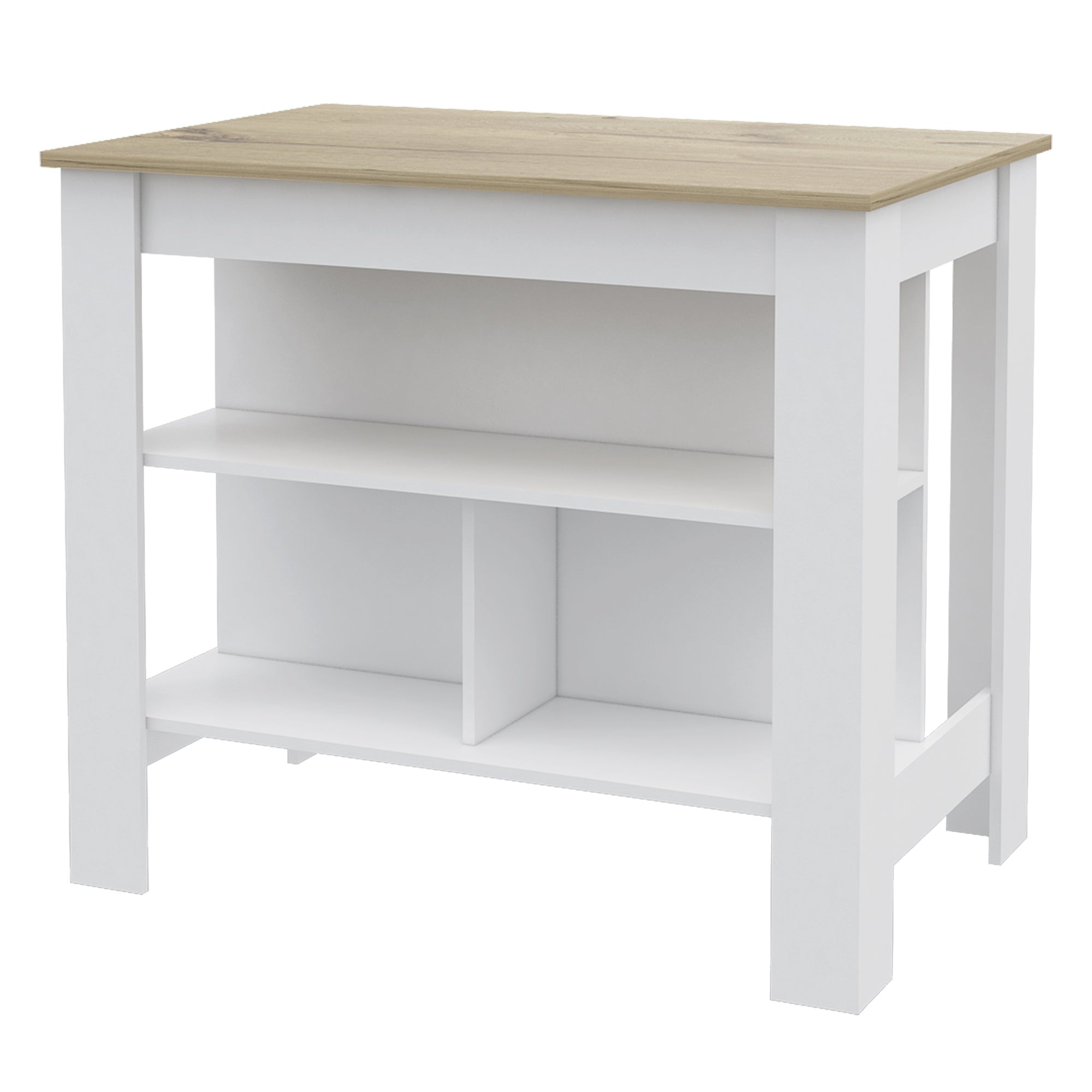 ISLA DE COCINA CALA 90X103X70 CM BLANCO Y DUNA - 4