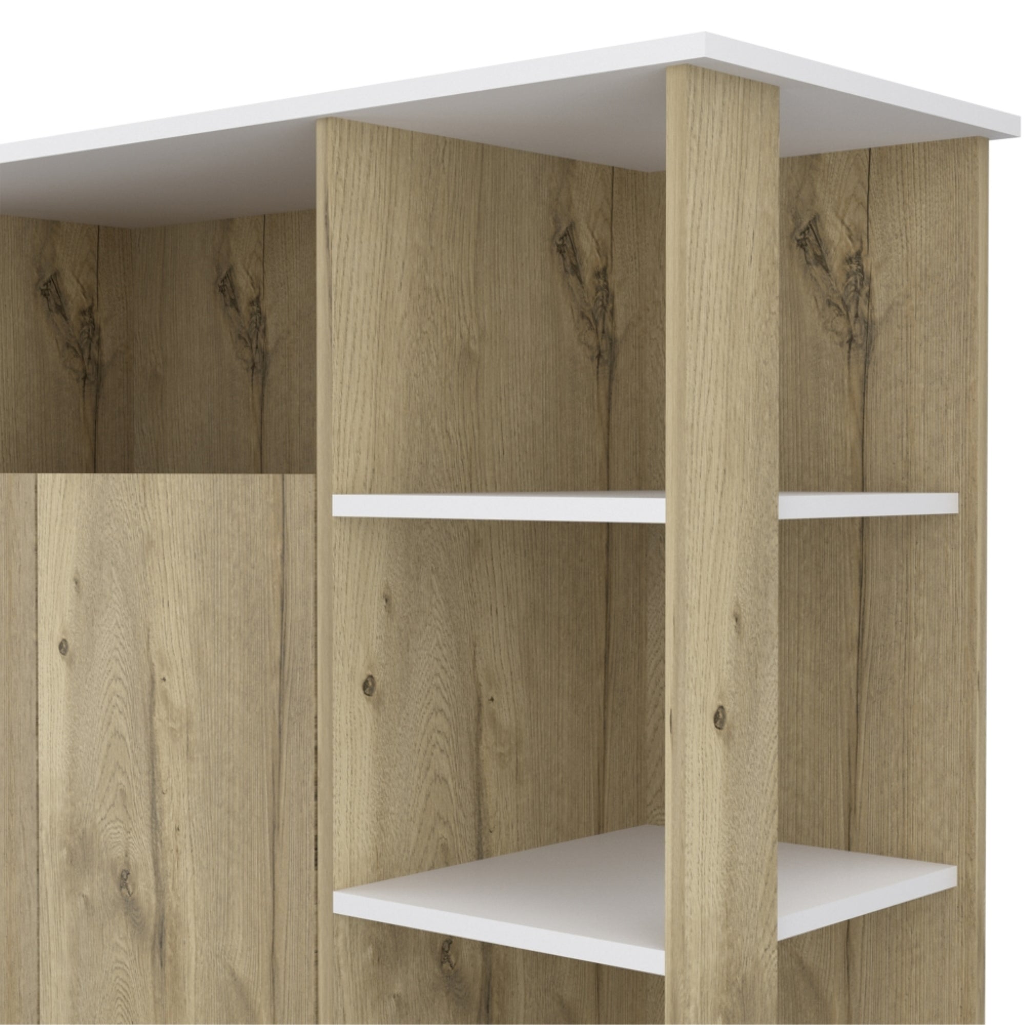 MUEBLE DE COCINA AUXILIAR 2 PUERTAS DUNA Y BLANCO 90X100X40 CM - 8