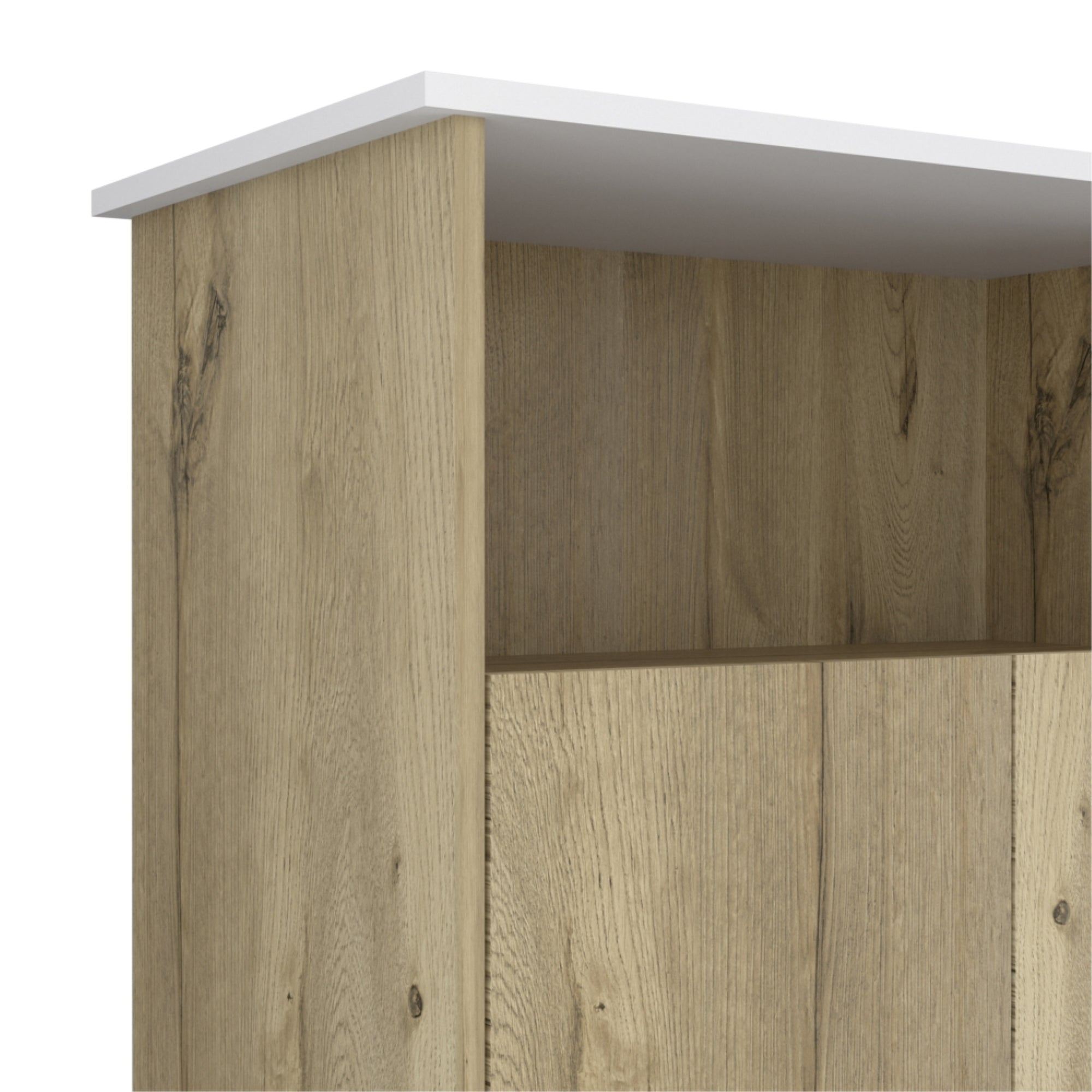 MUEBLE DE COCINA AUXILIAR 2 PUERTAS DUNA Y BLANCO 90X100X40 CM - 9