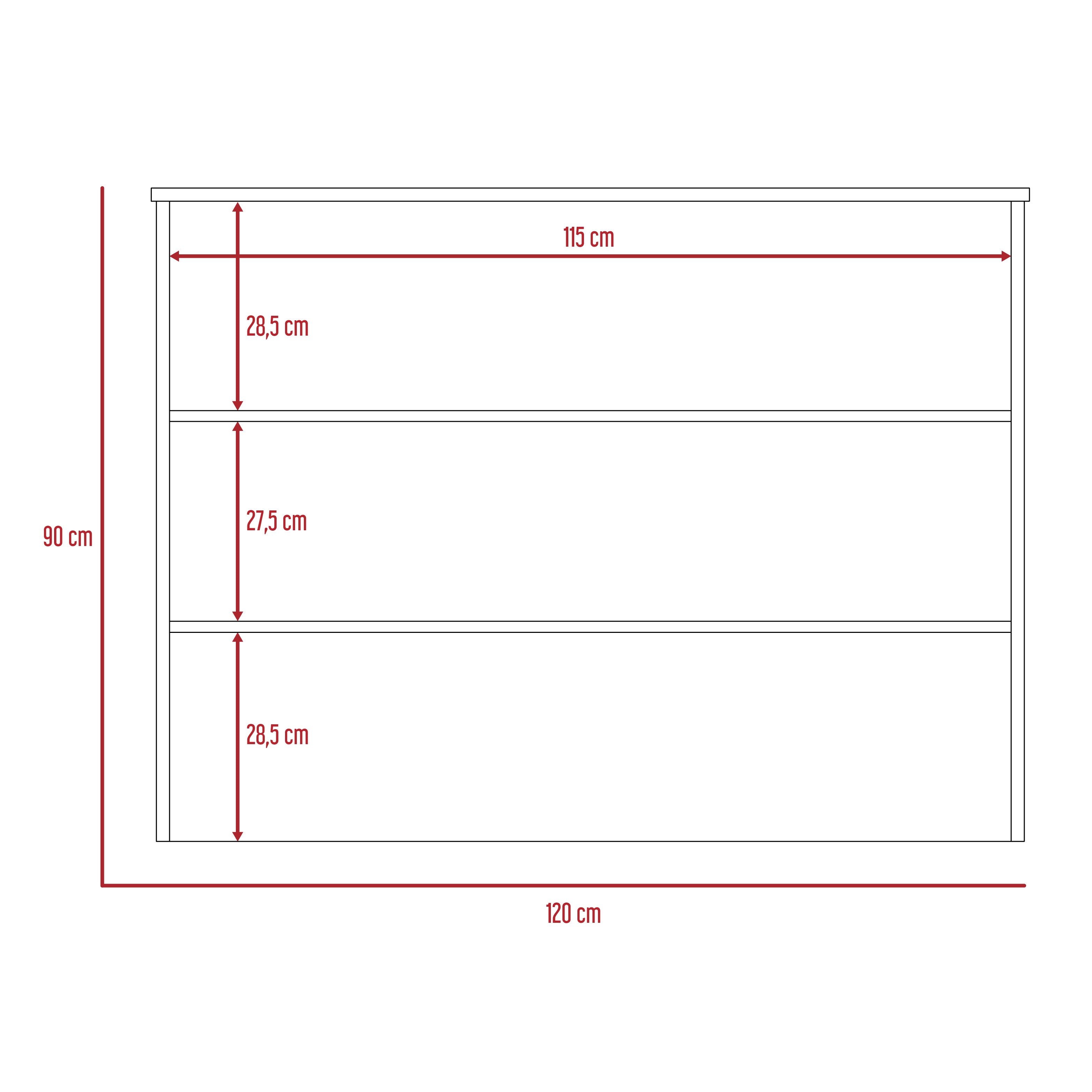 ISLA DE COCINA FENDI ROVERE Y BLANCO 90X120X60 CM - 8
