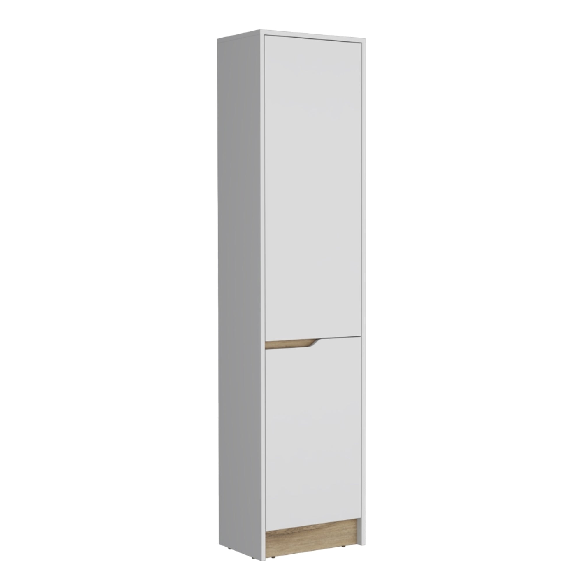 DESPENSA SOLER 2 PUERTAS BLANCO Y MACADAMIA 180X43X30 CM - 5