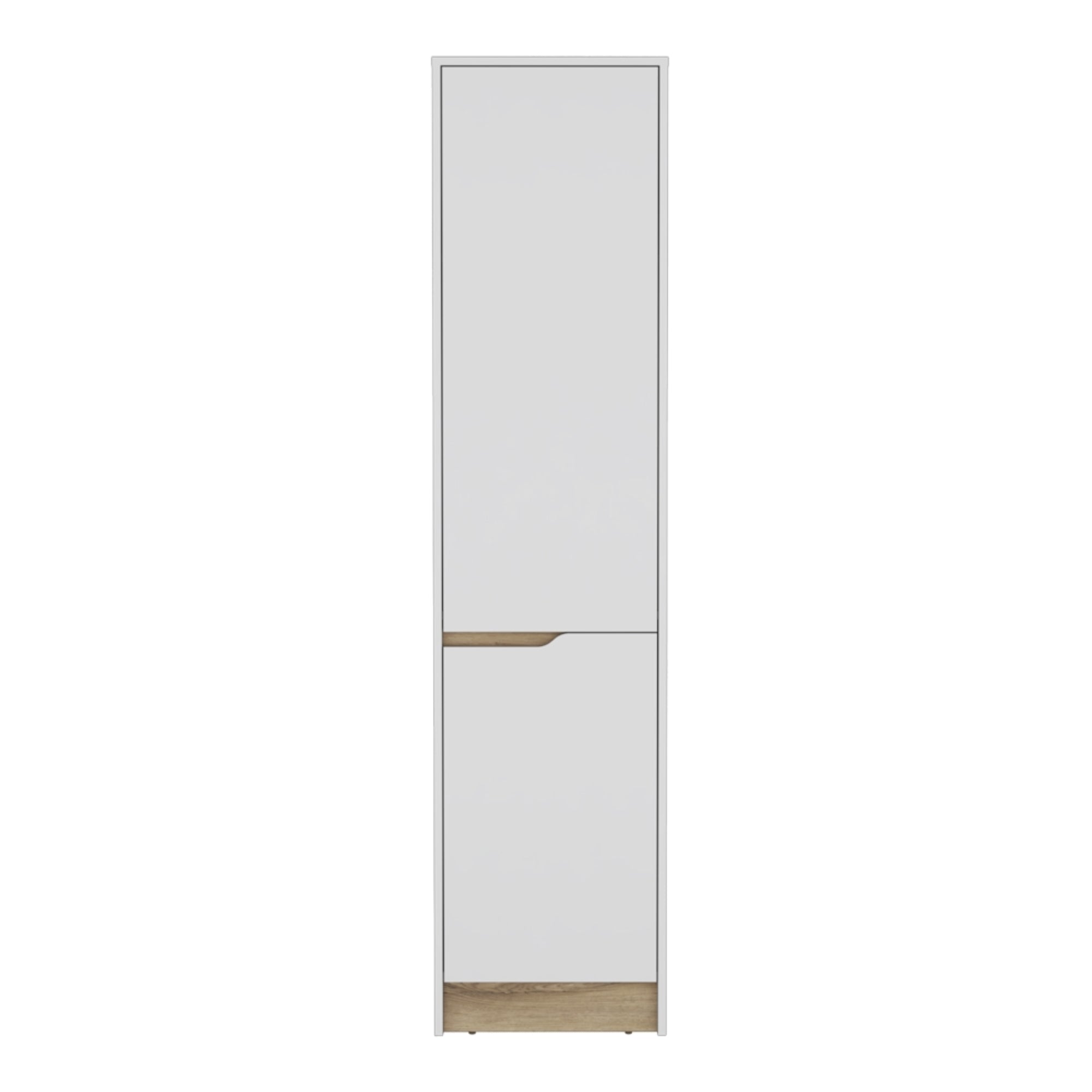 DESPENSA SOLER 2 PUERTAS BLANCO Y MACADAMIA 180X43X30 CM - 6