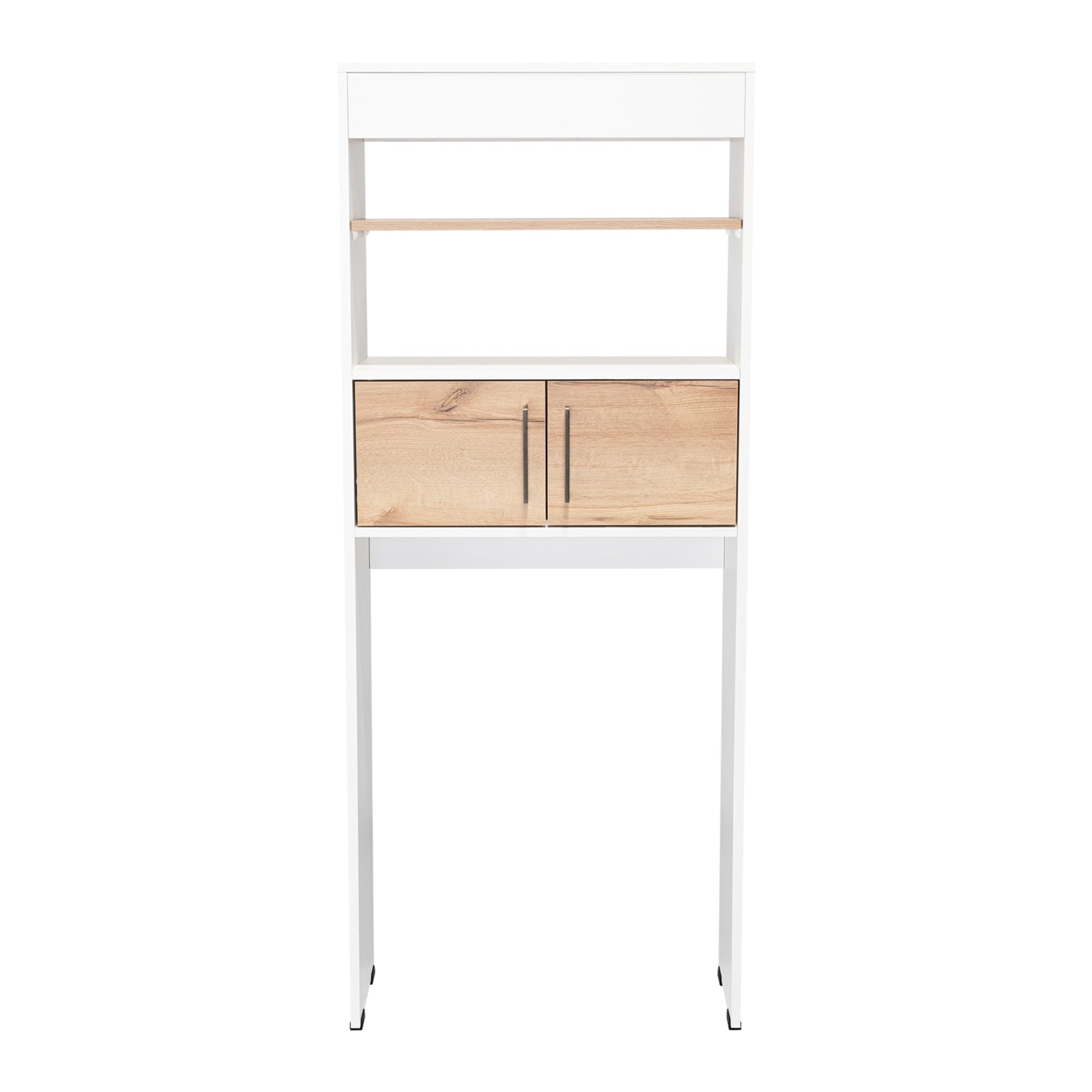 ESTANTE WC MADRID 2 PUERTAS 160X62,4X20,3 CM BLANCO Y DUNA - 8