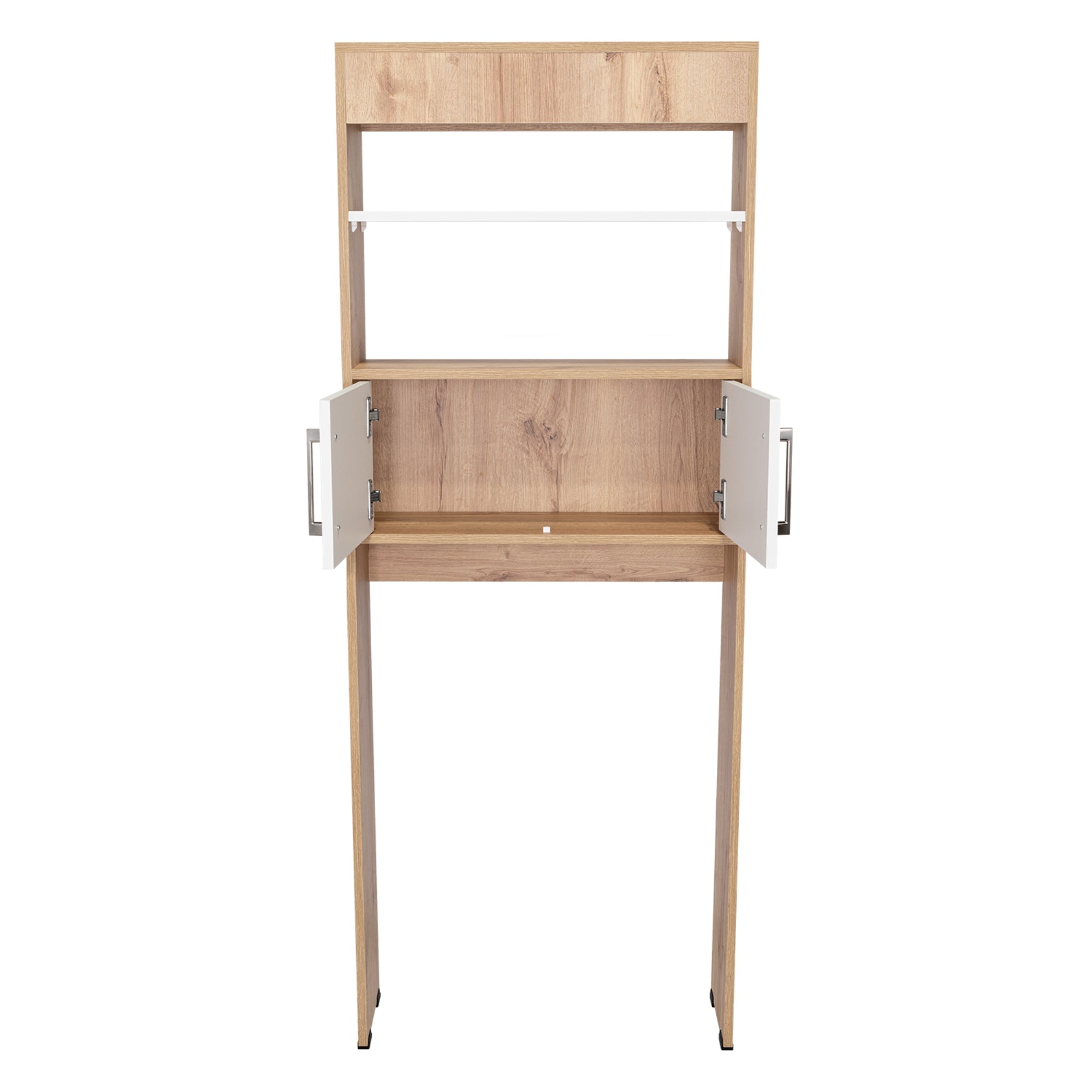 ESTANTE WC MADRID 2 PUERTAS 160X62,4X20,3 CM DUNA Y BLANCO - 1