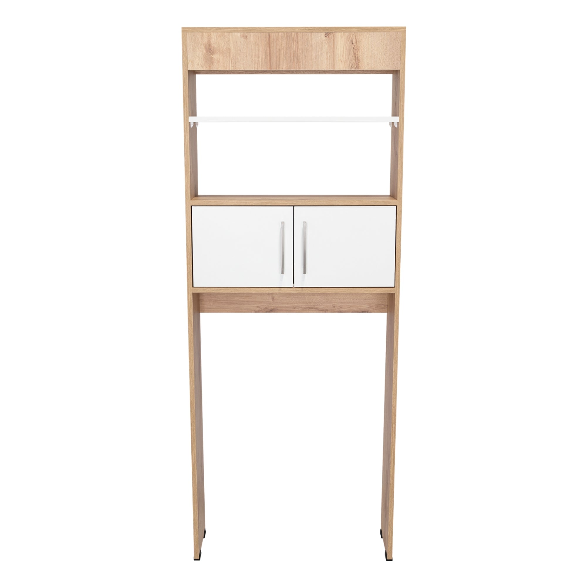 ESTANTE WC MADRID 2 PUERTAS 160X62,4X20,3 CM DUNA Y BLANCO - 7