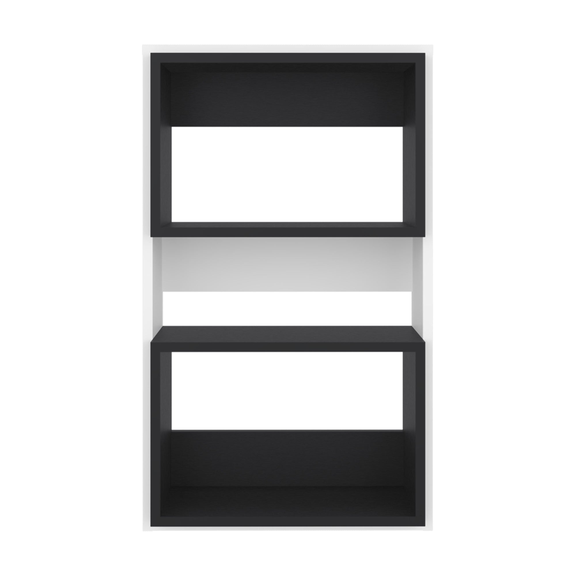 MUEBLE AUXILAR MURO BAÑO ECO BLANCO Y WENGUE - 4