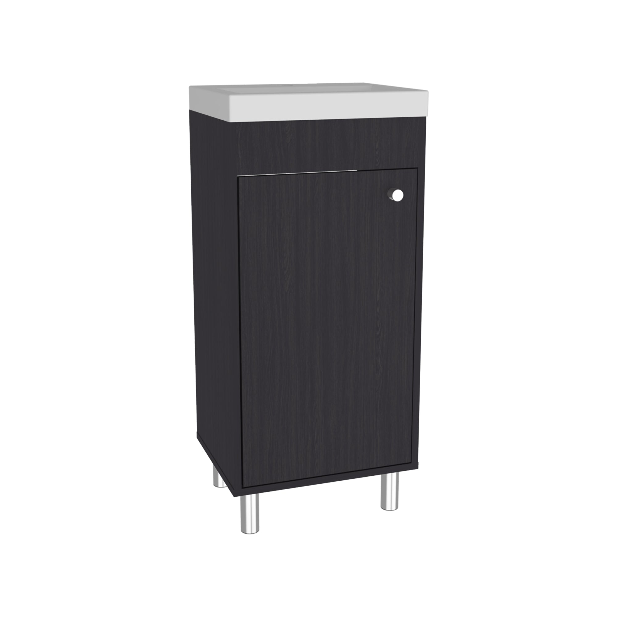 VANITORIO RIVERA 1 PUERTA 84X32X40,2 CM WENGUE - 3
