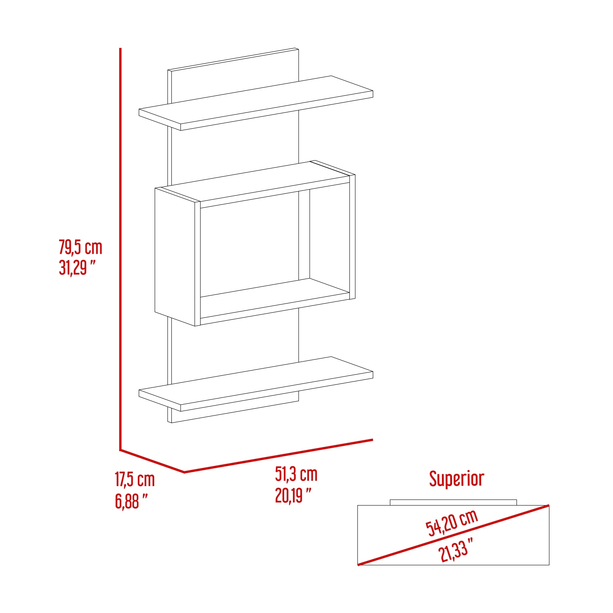 MUEBLE AUXILIAR DE BAÑO MASSANA DUNA Y BLANCO - 7