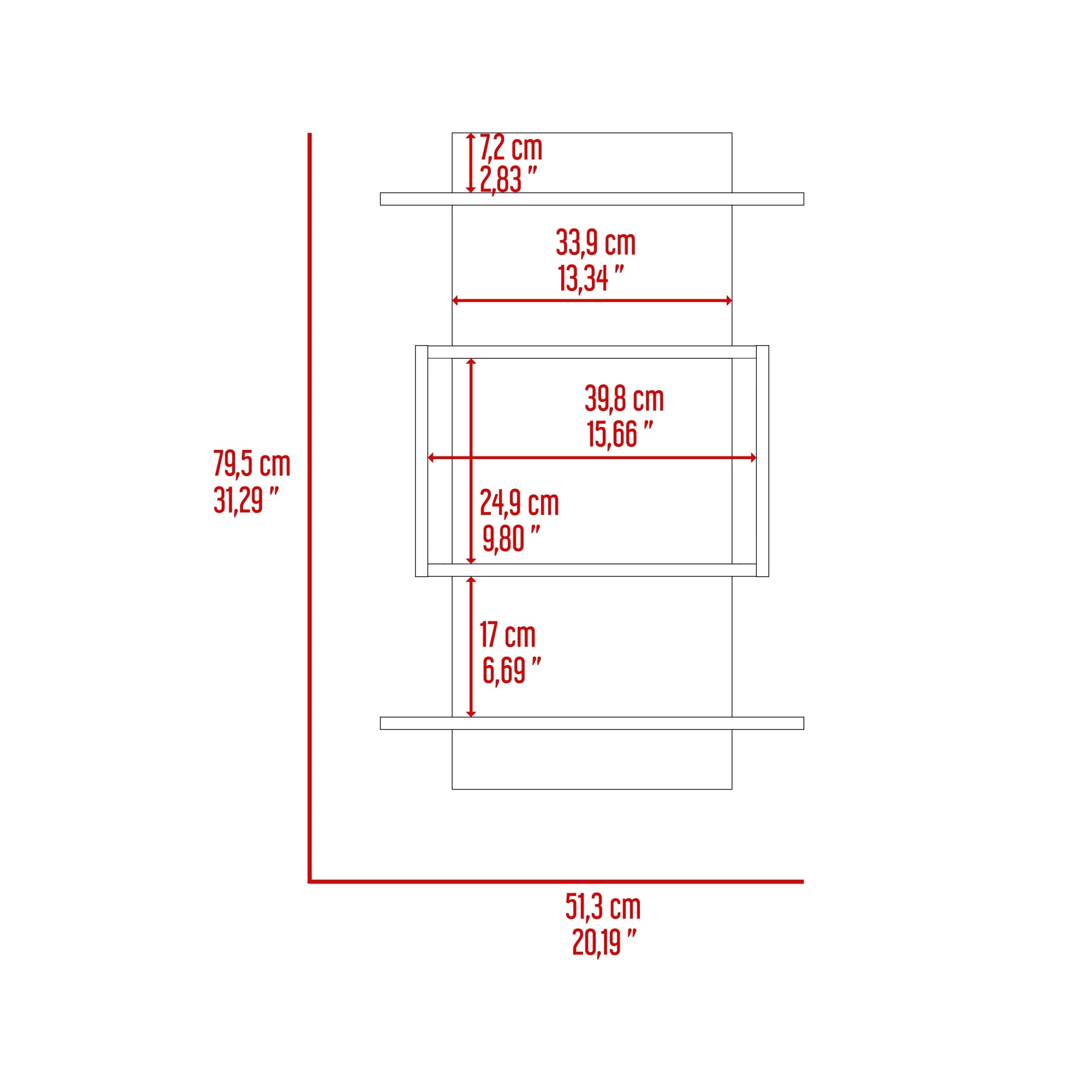 MUEBLE AUXILIAR DE BAÑO MASSANA DUNA Y BLANCO - 8