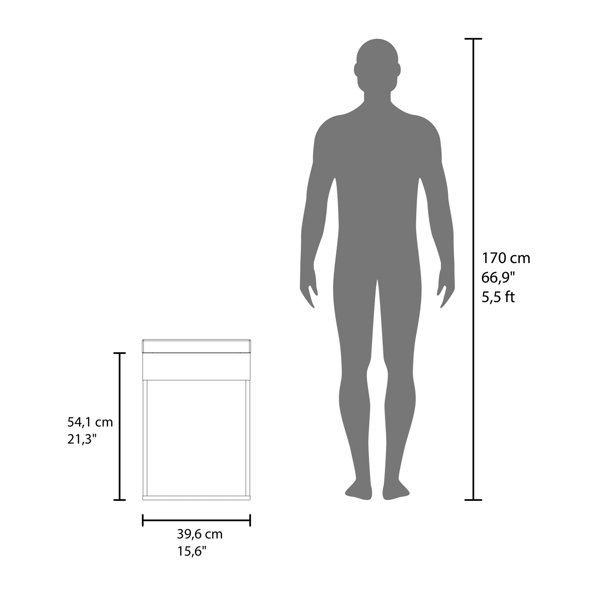 VANITORIO FLOTANTE OXFORD 1 PUERTA WENGUE - 8