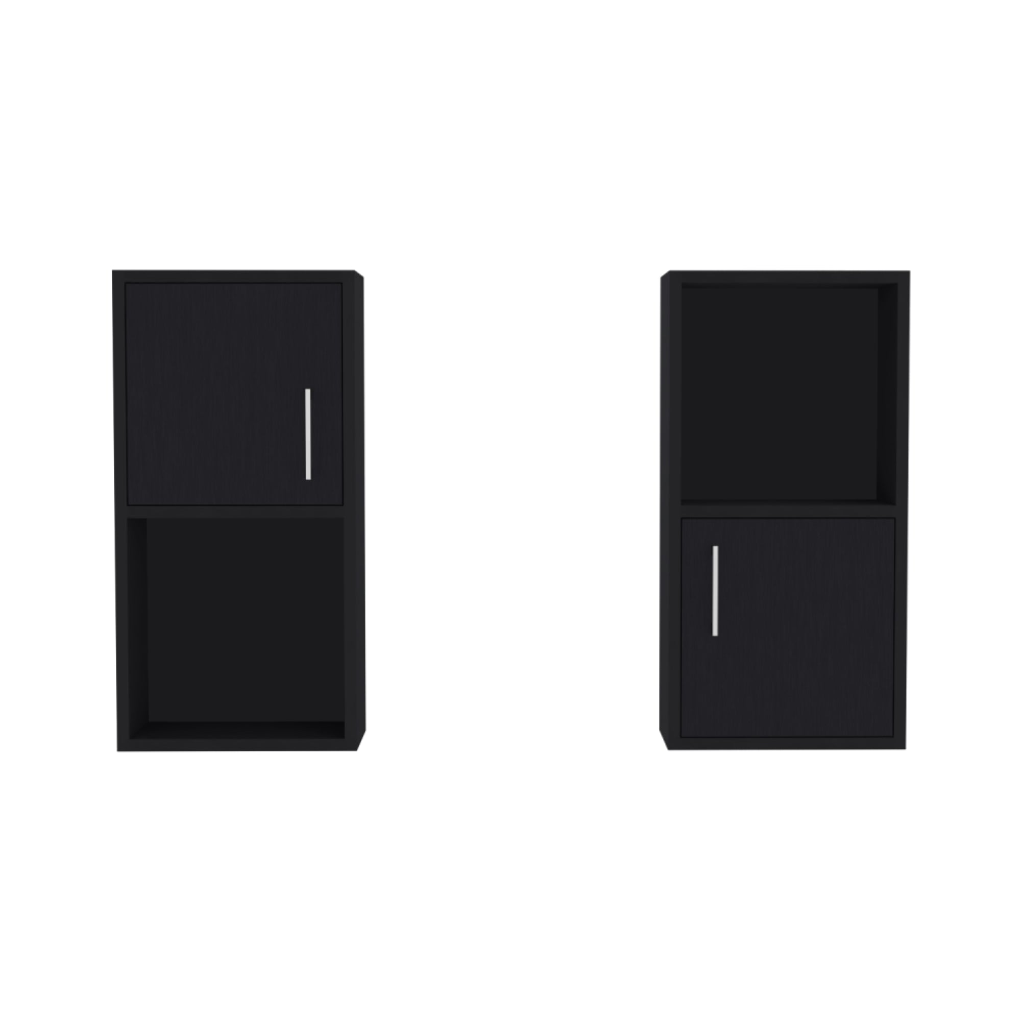 SET X2 MUEBLES AUXILIARES DE BAÑO 60,1X30X16 CM WENGUE - 4