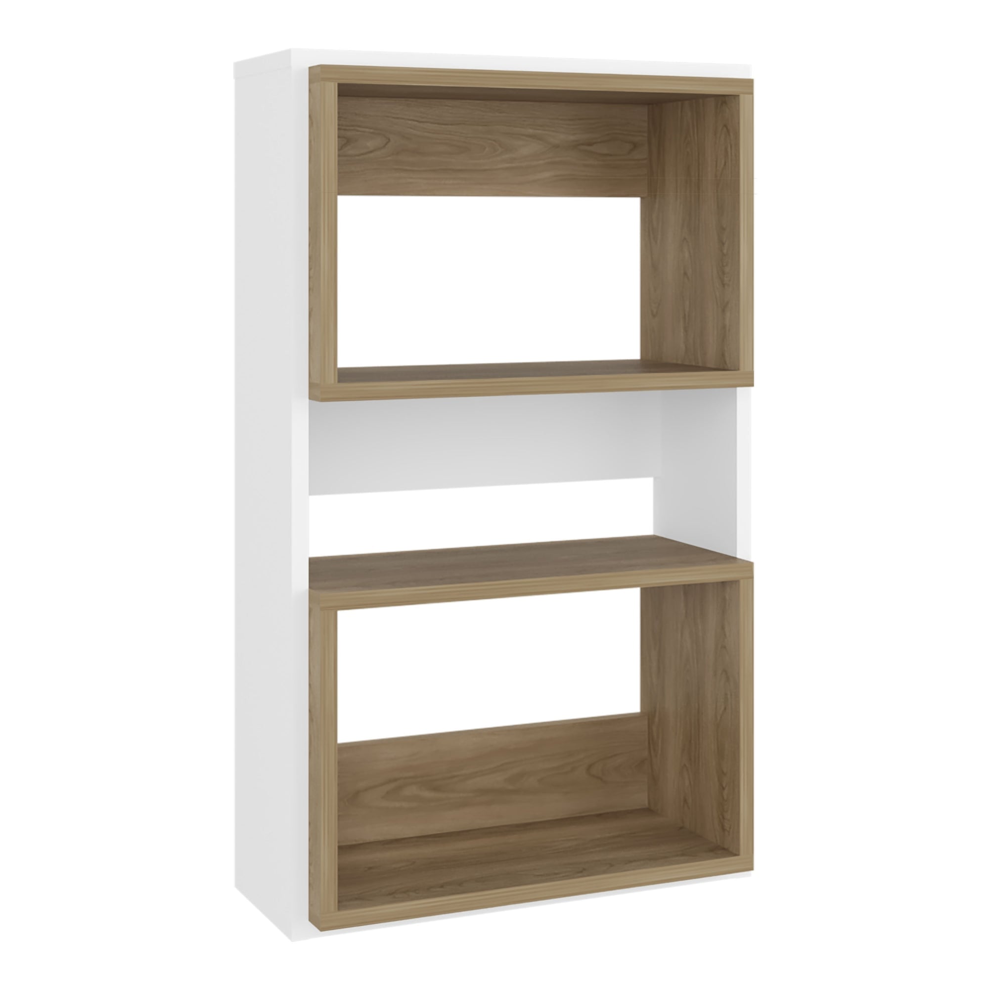 MUEBLE AUXILAR MURO BAÑO ECO BLANCO Y FRESNO - 3