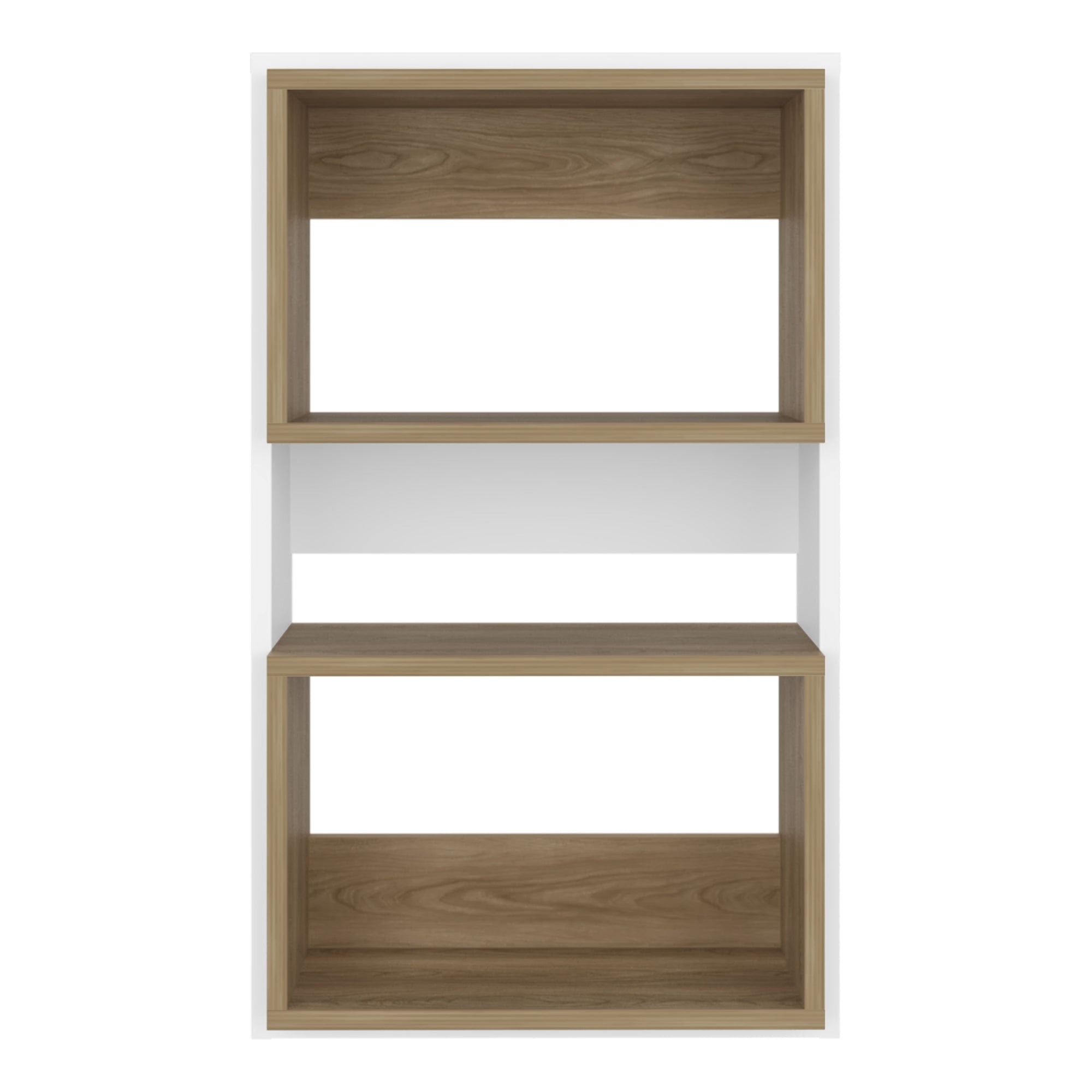 MUEBLE AUXILAR MURO BAÑO ECO BLANCO Y FRESNO - 4