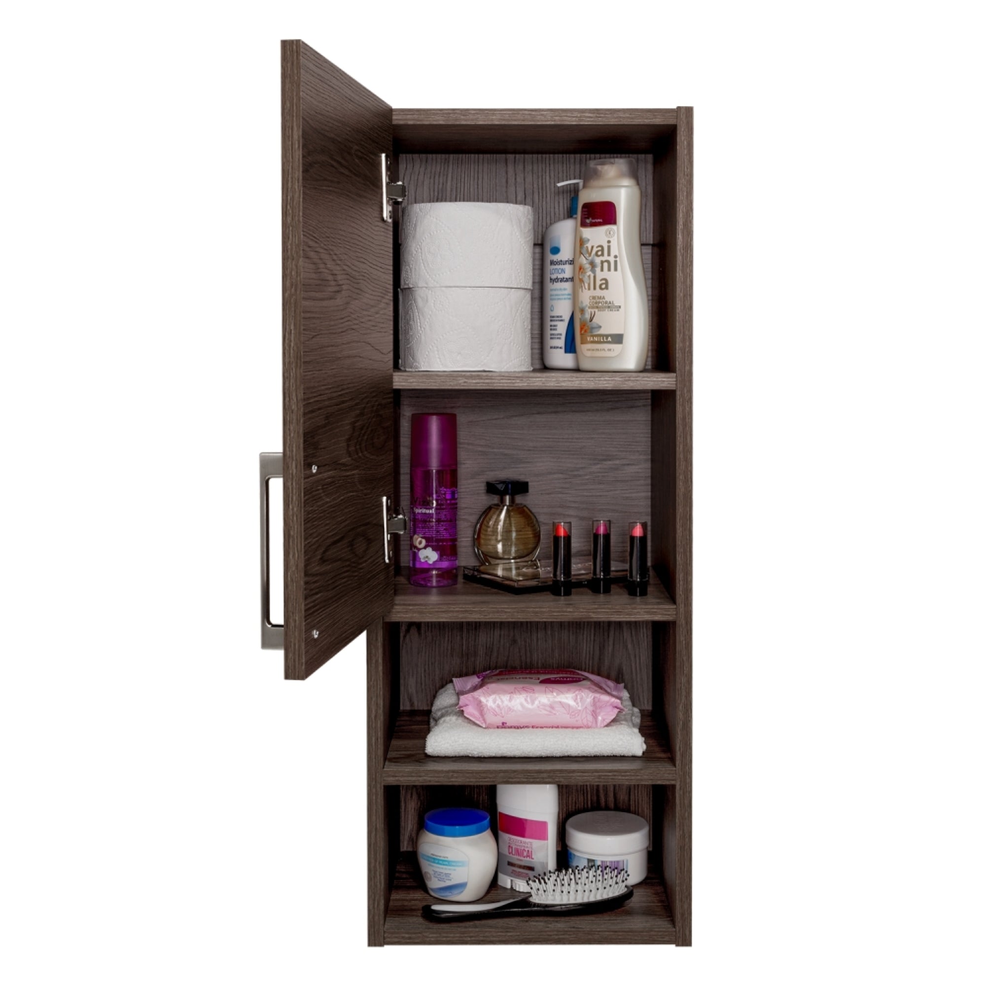 MUEBLE AUXILIAR BAÑO MURO BARCELONA 1 PUERTA COÑAC - 4