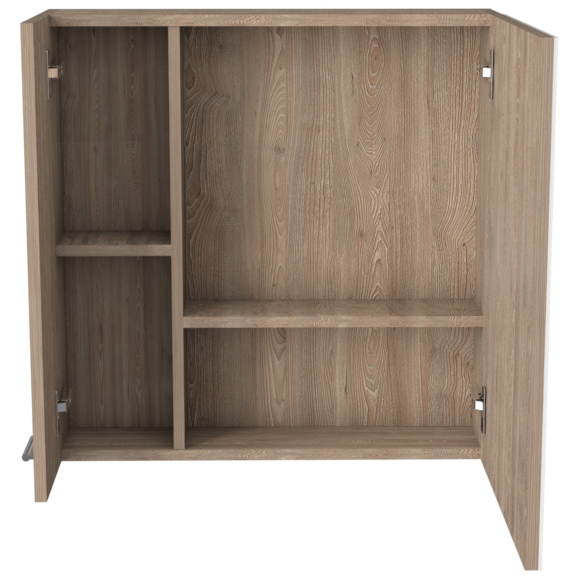 BOTIQUIN 2 PUERTAS BARCELONA CON ESPEJO 60X60X14,9 CM MIEL - 4