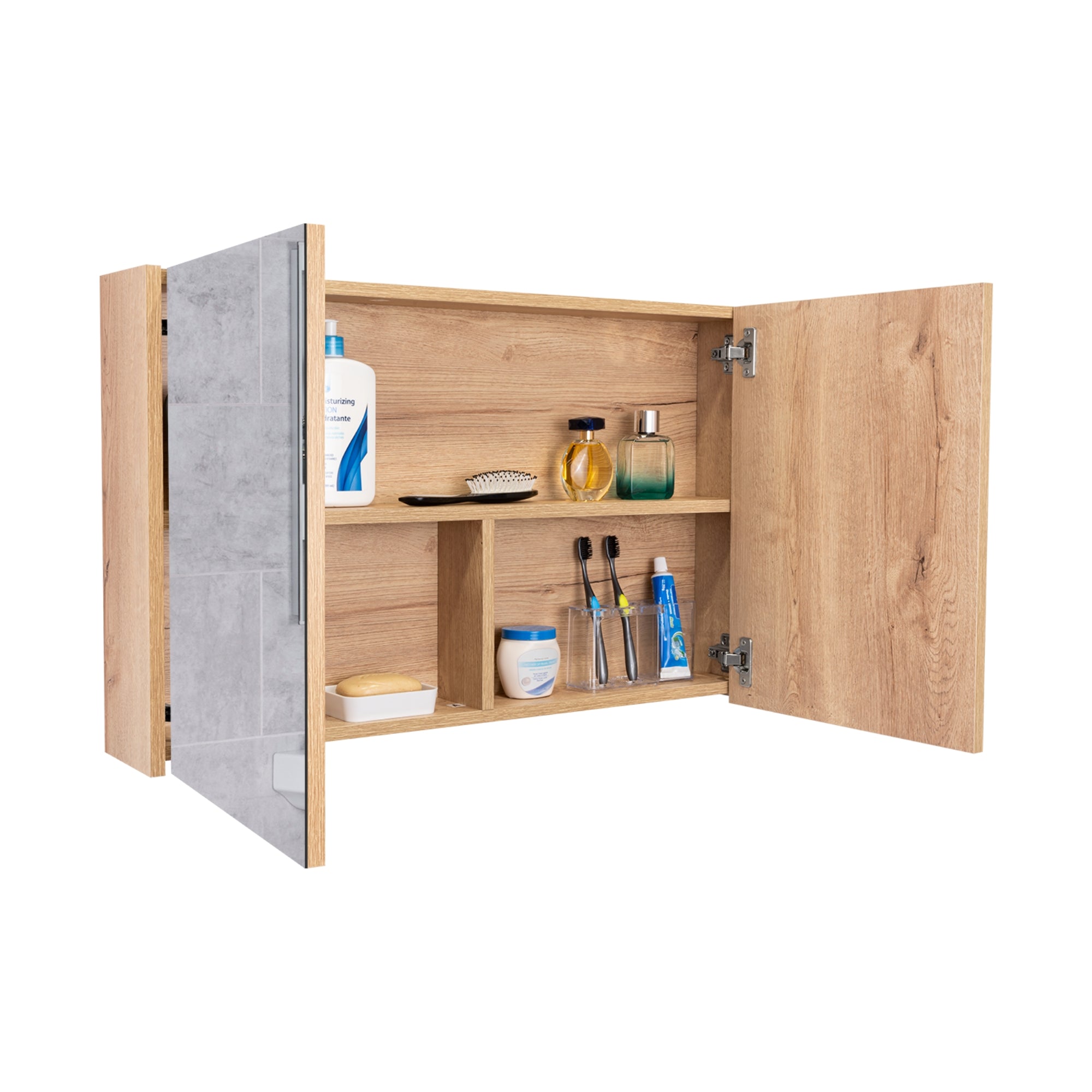 BOTIQUIN 2 PUERTAS DUNA 50X80X14,1 CM CON ESPEJO - 2