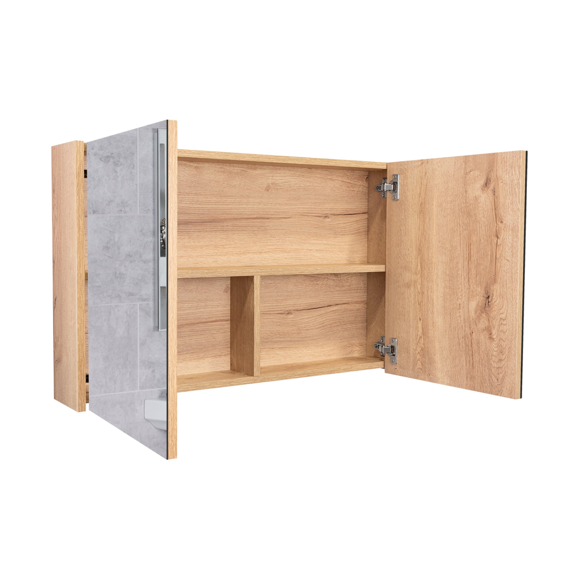 BOTIQUIN 2 PUERTAS DUNA 50X80X14,1 CM CON ESPEJO - 4