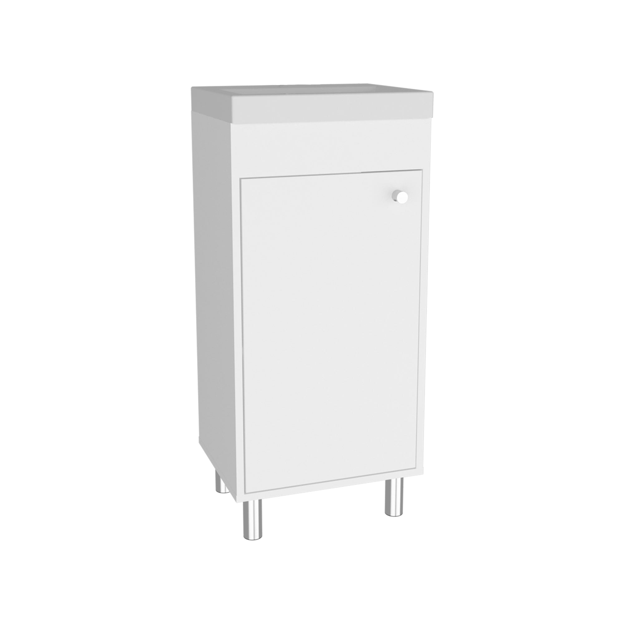 VANITORIO RIVERA 1 PUERTA 84X32X40,2 CM BLANCO - 3