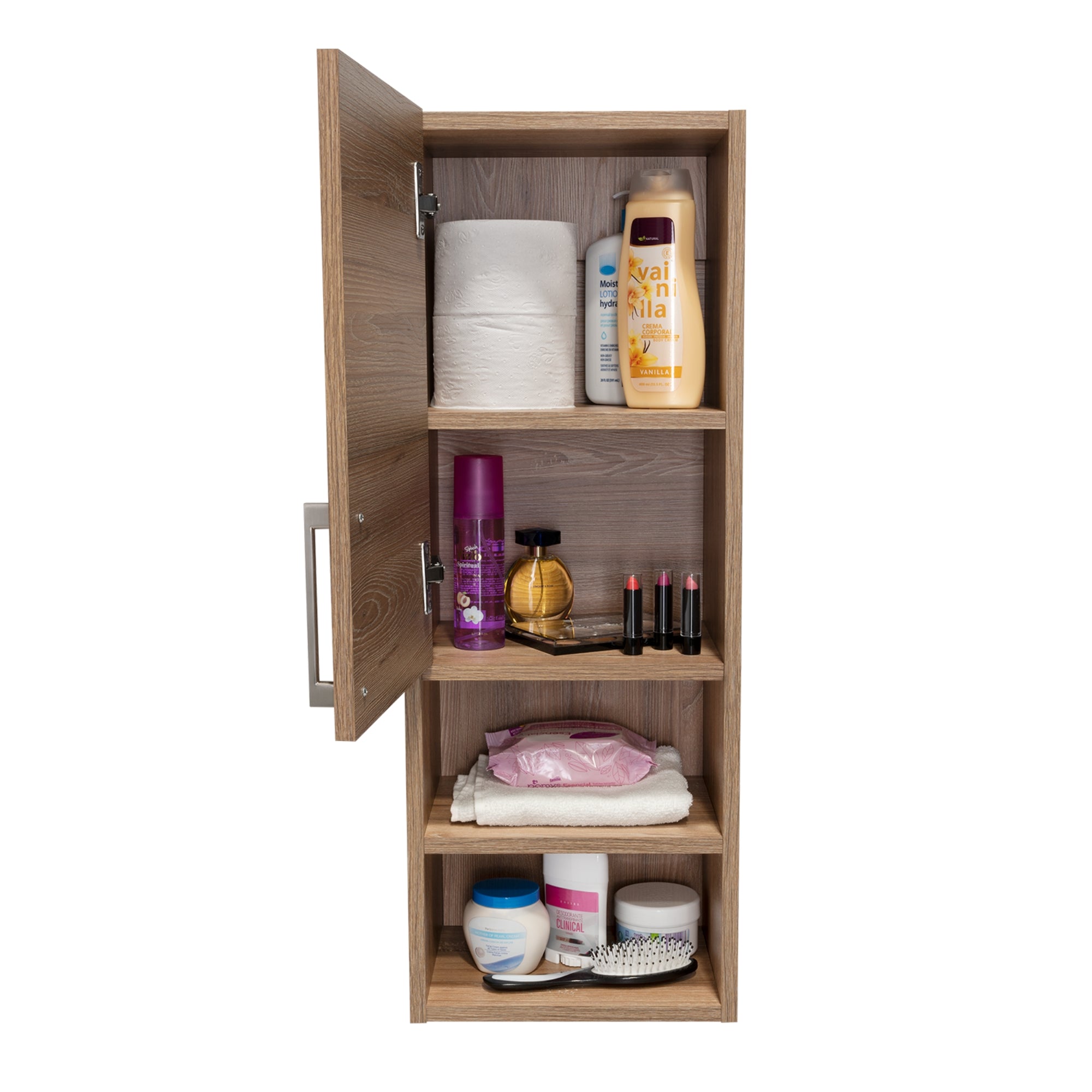 MUEBLE AUXILIAR BAÑO MURO BARCELONA 1 PUERTA MIEL - 2