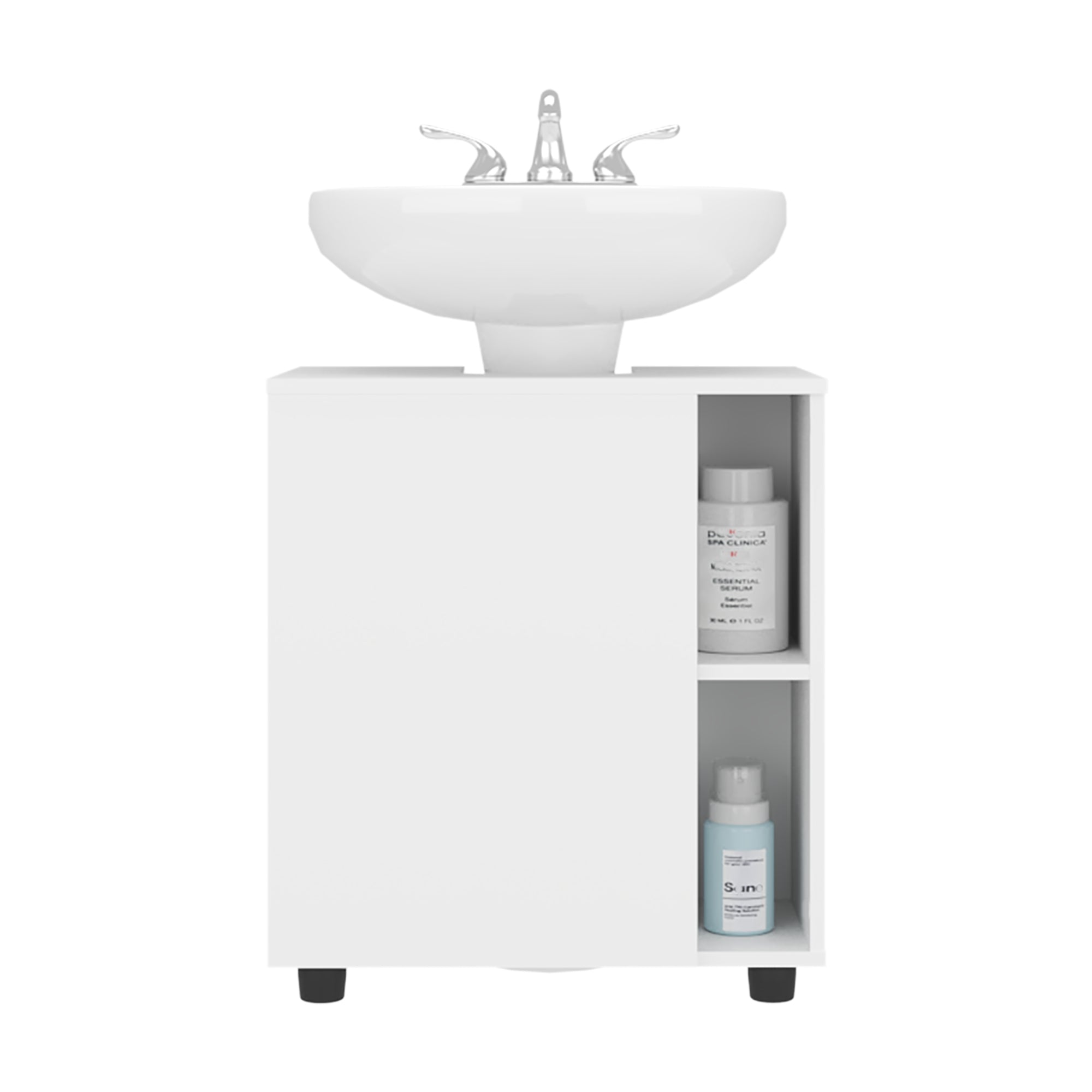 MUEBLE PARA LAVAMANOS PASCUALE 1 PUERTA BLANCO - 1