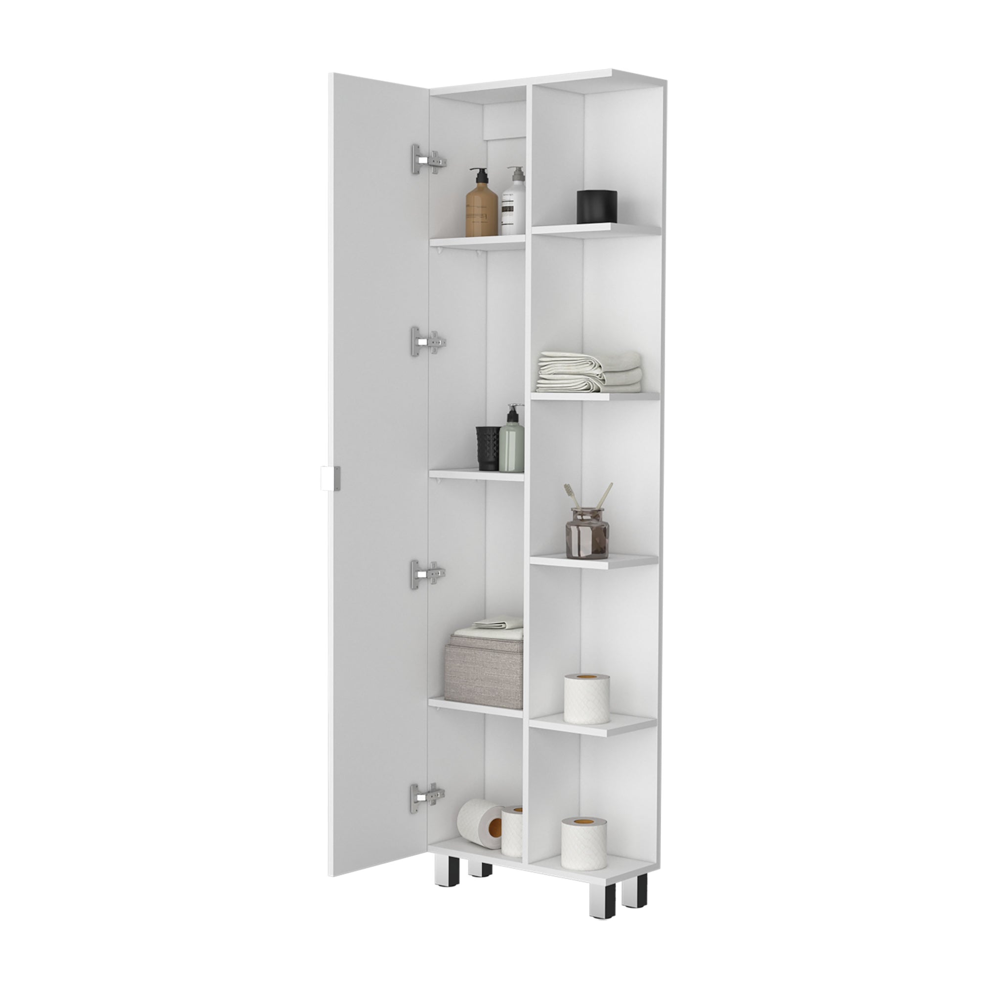 ESTANTE ORGANIZADOR DE BAÑO BATH 1 PUERTA BLANCO - 2