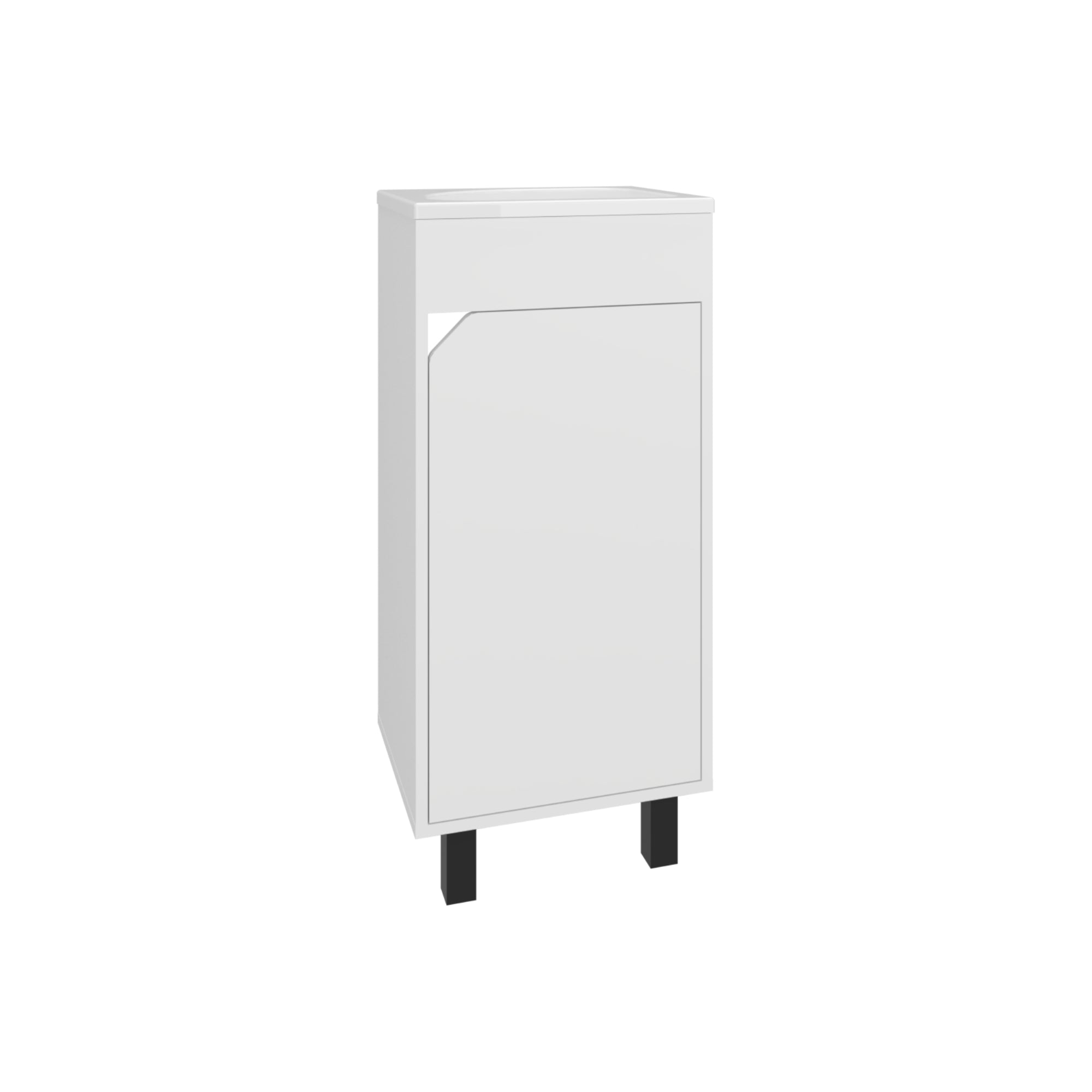 VANITORIO BETHEL 1 PUERTA 86,4X40X32,5 CM BLANCO - 3