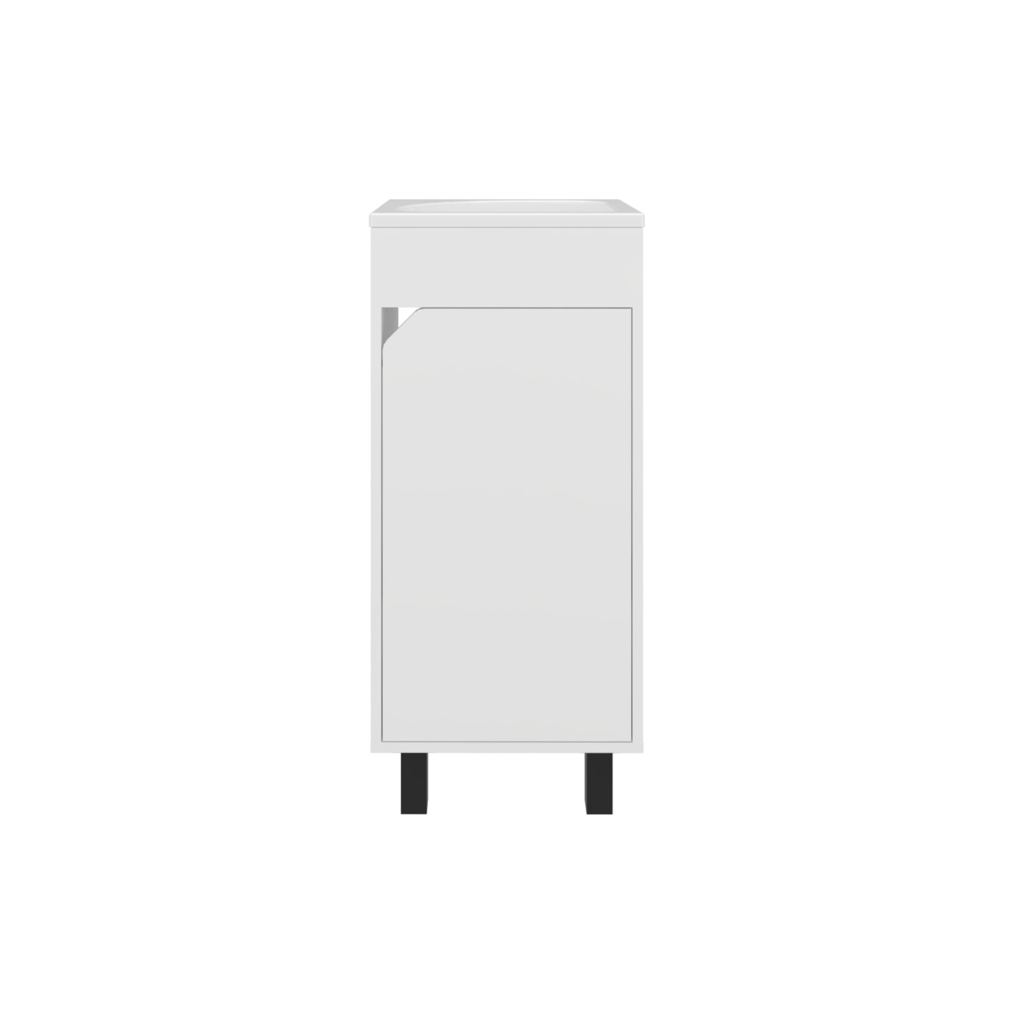 VANITORIO BETHEL 1 PUERTA 86,4X40X32,5 CM BLANCO - 4