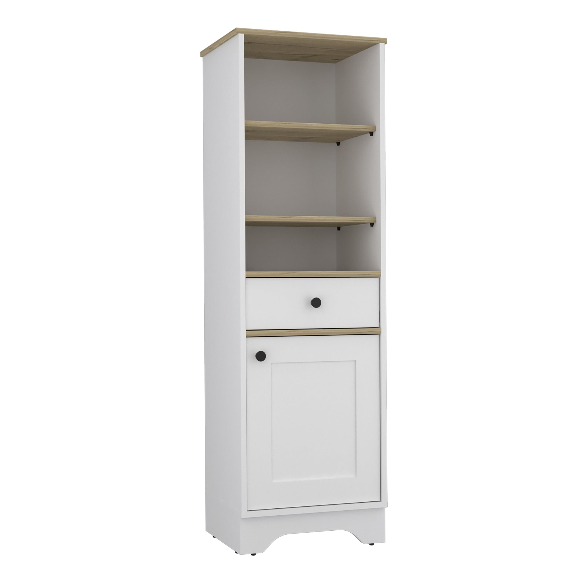 ESTANTE ORGANIZADOR DE BAÑO 1 PUERTA 1 CAJON BLANCO - 3