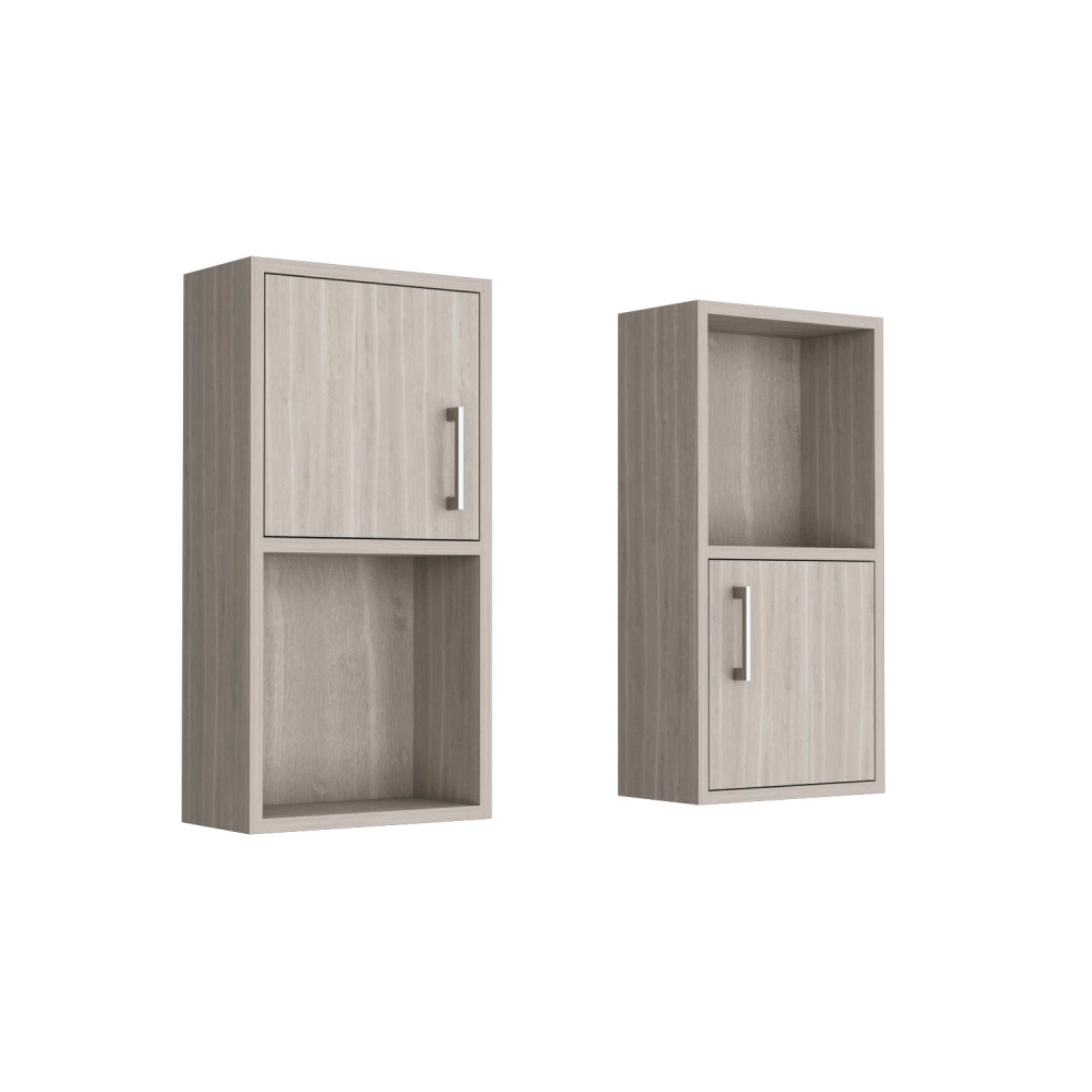 SET X2 MUEBLES AUXILIARES DE BAÑO 60,1X30X16 CM BARDOLINO - 3