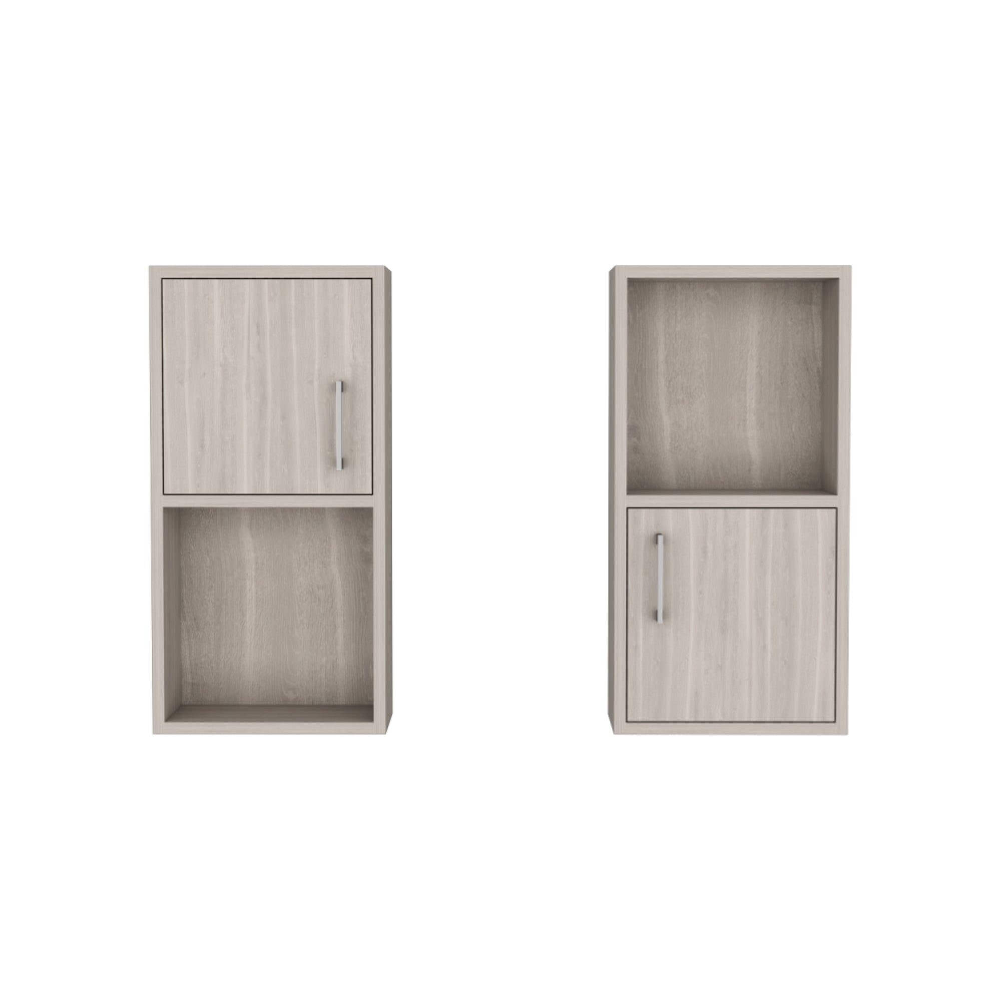 SET X2 MUEBLES AUXILIARES DE BAÑO 60,1X30X16 CM BARDOLINO - 4