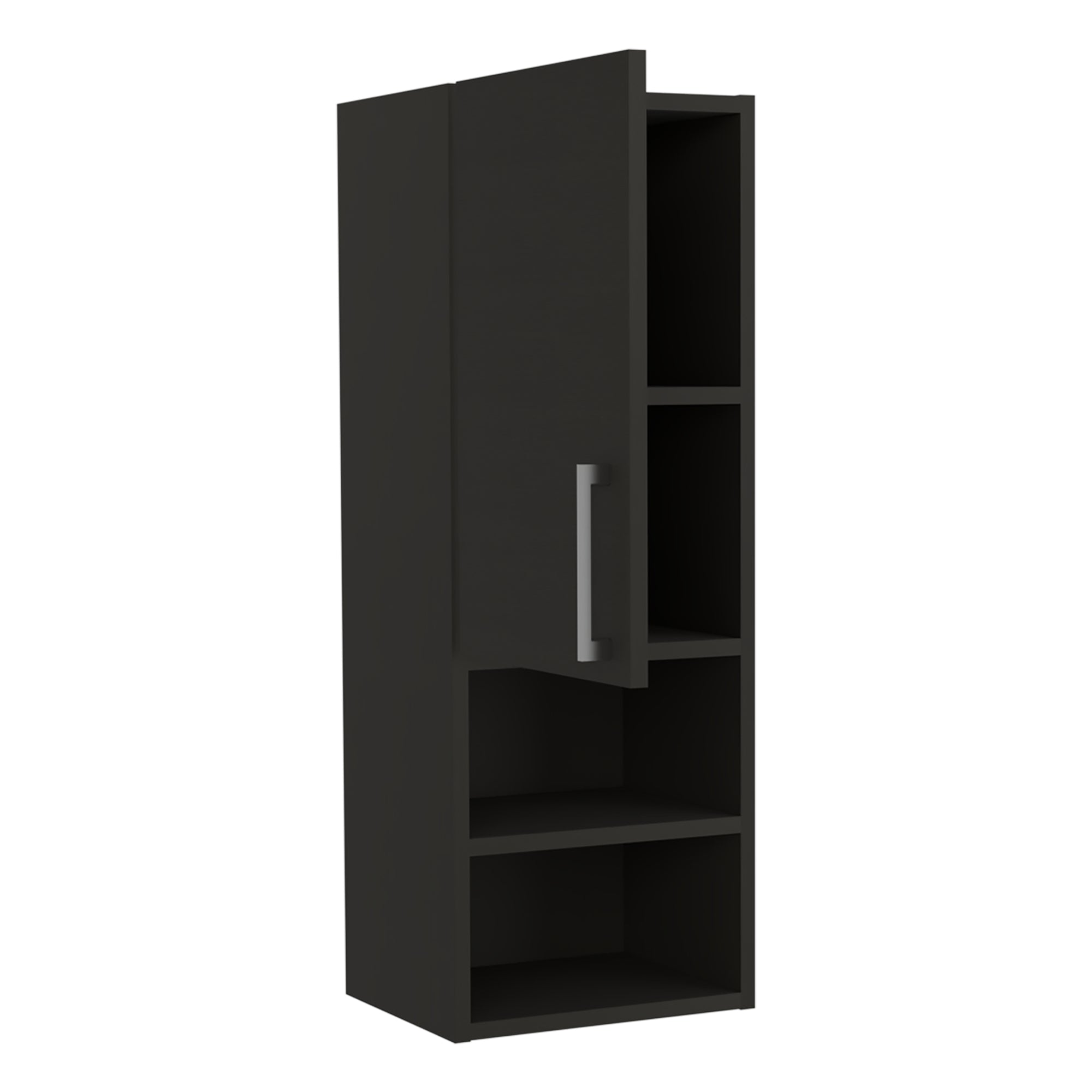 MUEBLE AUXILIAR BAÑO MURO BARCELONA 1 PUERTA WENGUE - 6