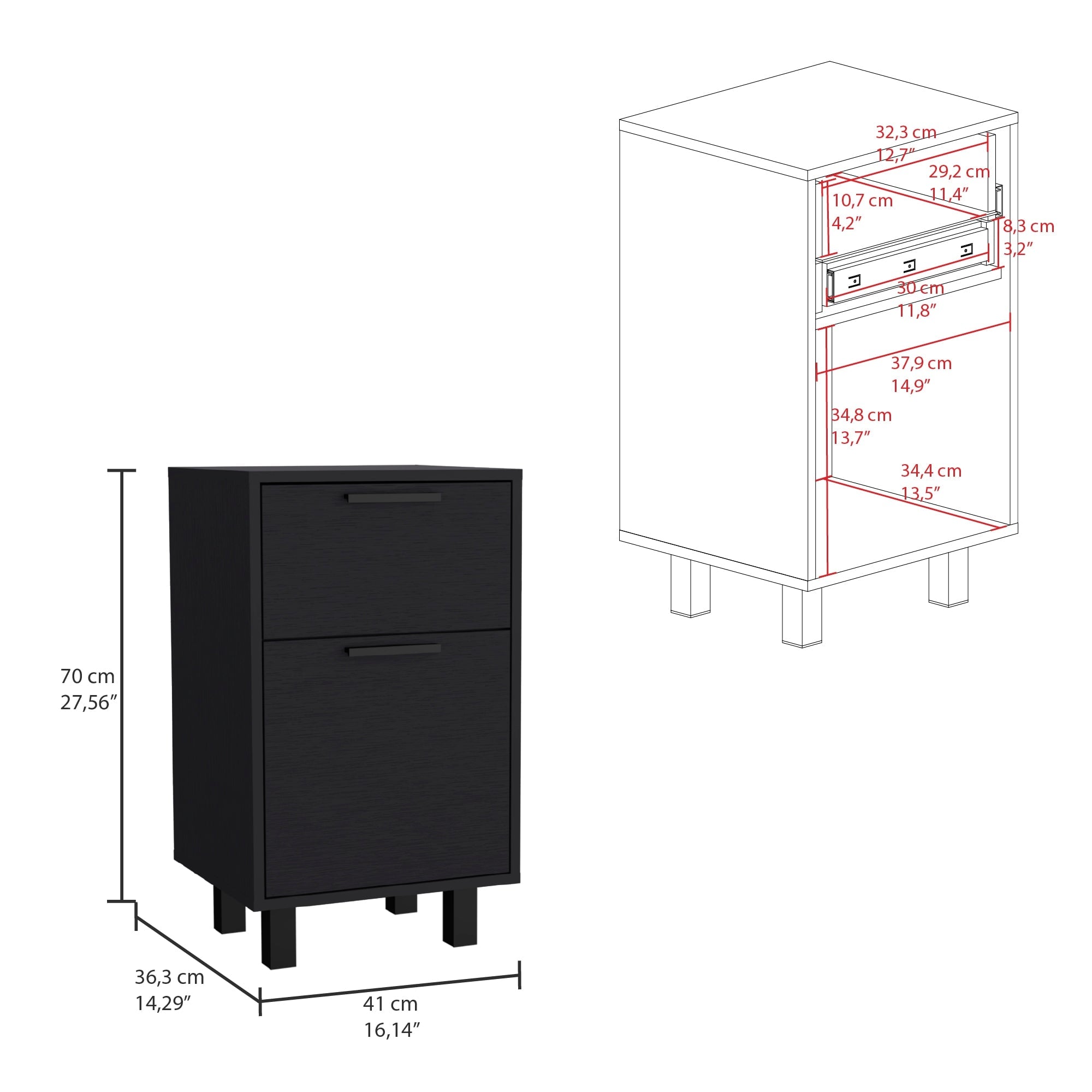 VELADOR Z-81 SECRET 1 PUERTA Y CAJON OCULTO WENGUE - 3