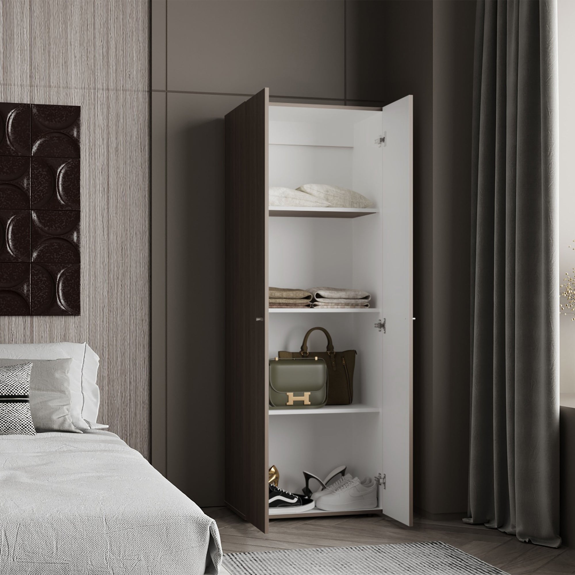 CLOSET 2 PUERTAS TUHOME 170X60X40,2 CM BARDOLINO - 7