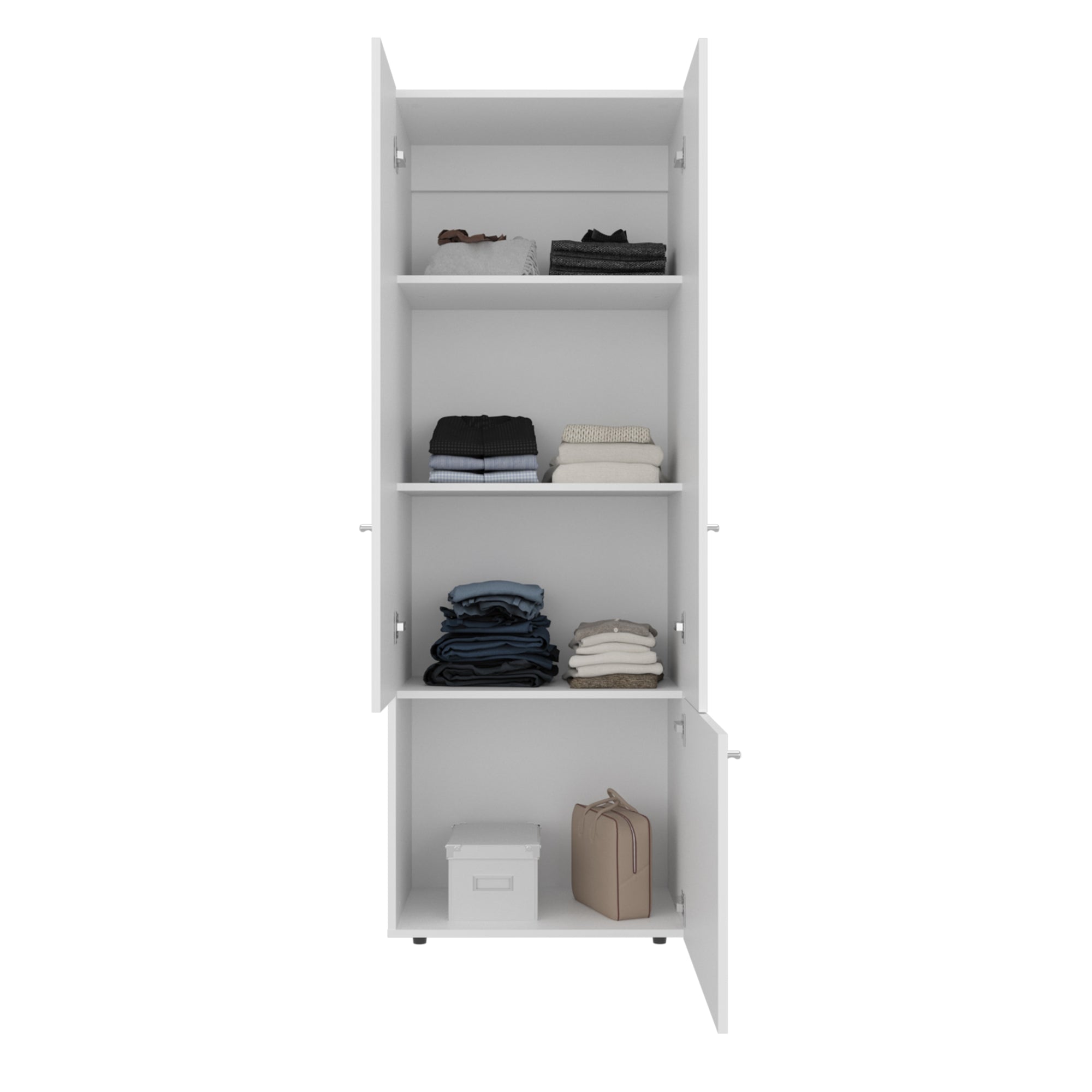 CLOSET 3 PUERTAS TUHOME 170X60X40,2 CM BLANCO - 2