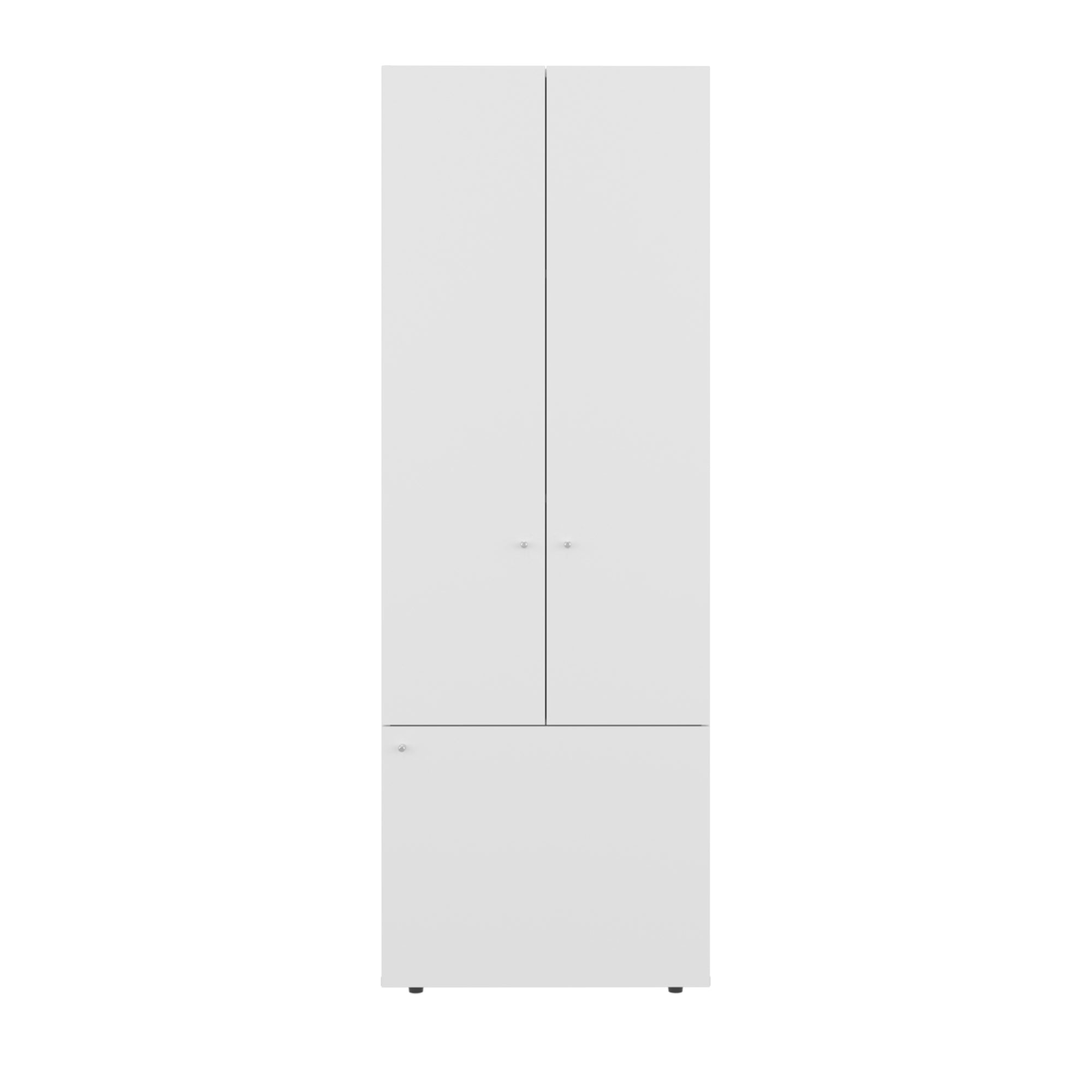 CLOSET 3 PUERTAS TUHOME 170X60X40,2 CM BLANCO - 4