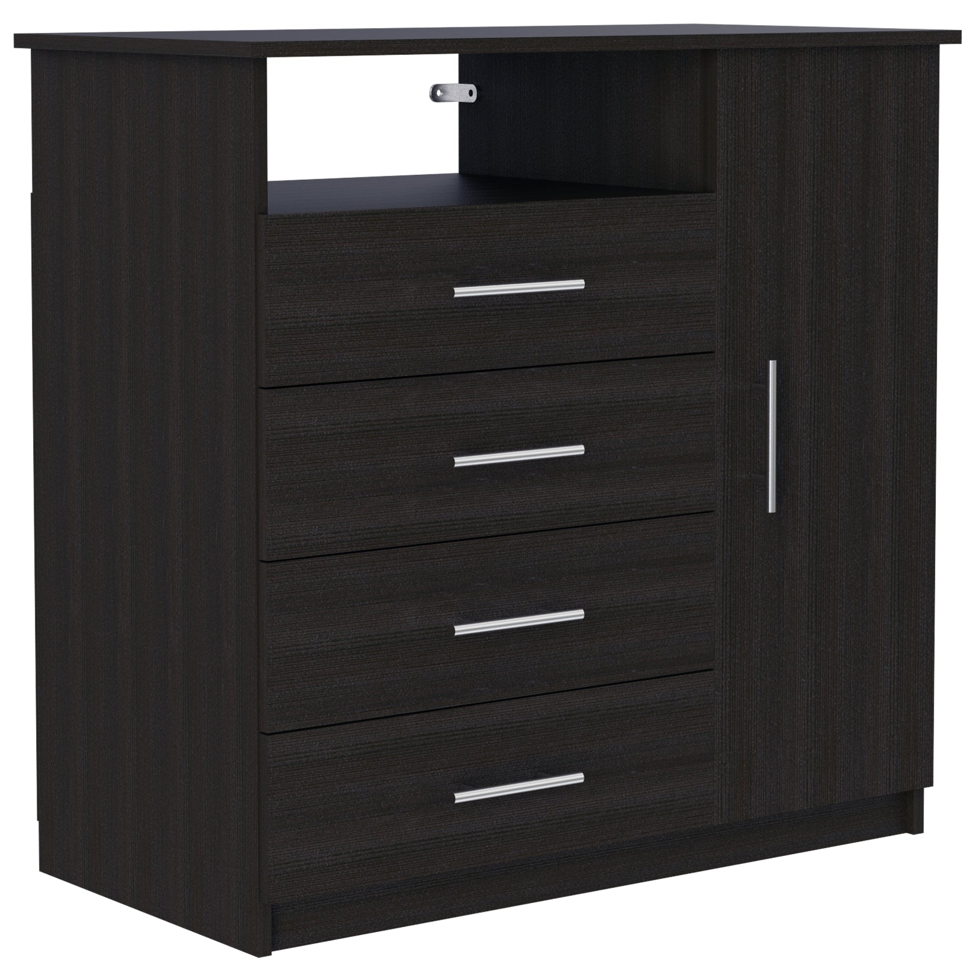 COMODA Z-91 TV 40' 4 CAJONES 1 PUERTA WENGUE - 3