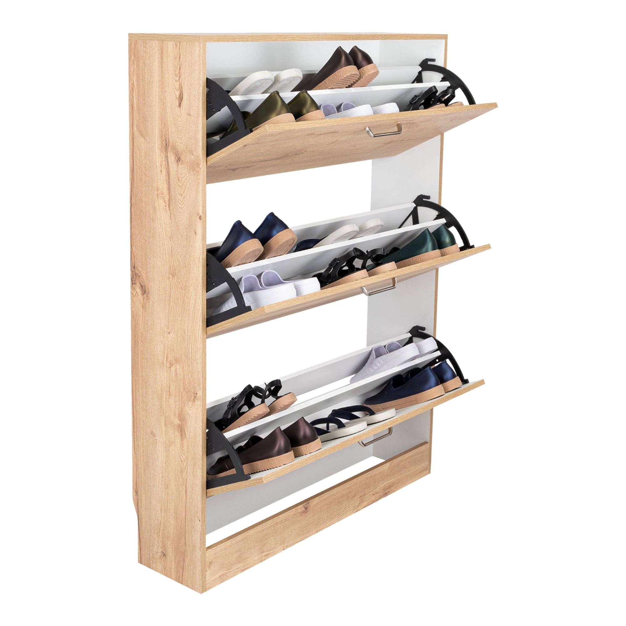 ZAPATERO ORGANIZADOR Z DUNA Y BLANCO 128X94X24 CM - 1
