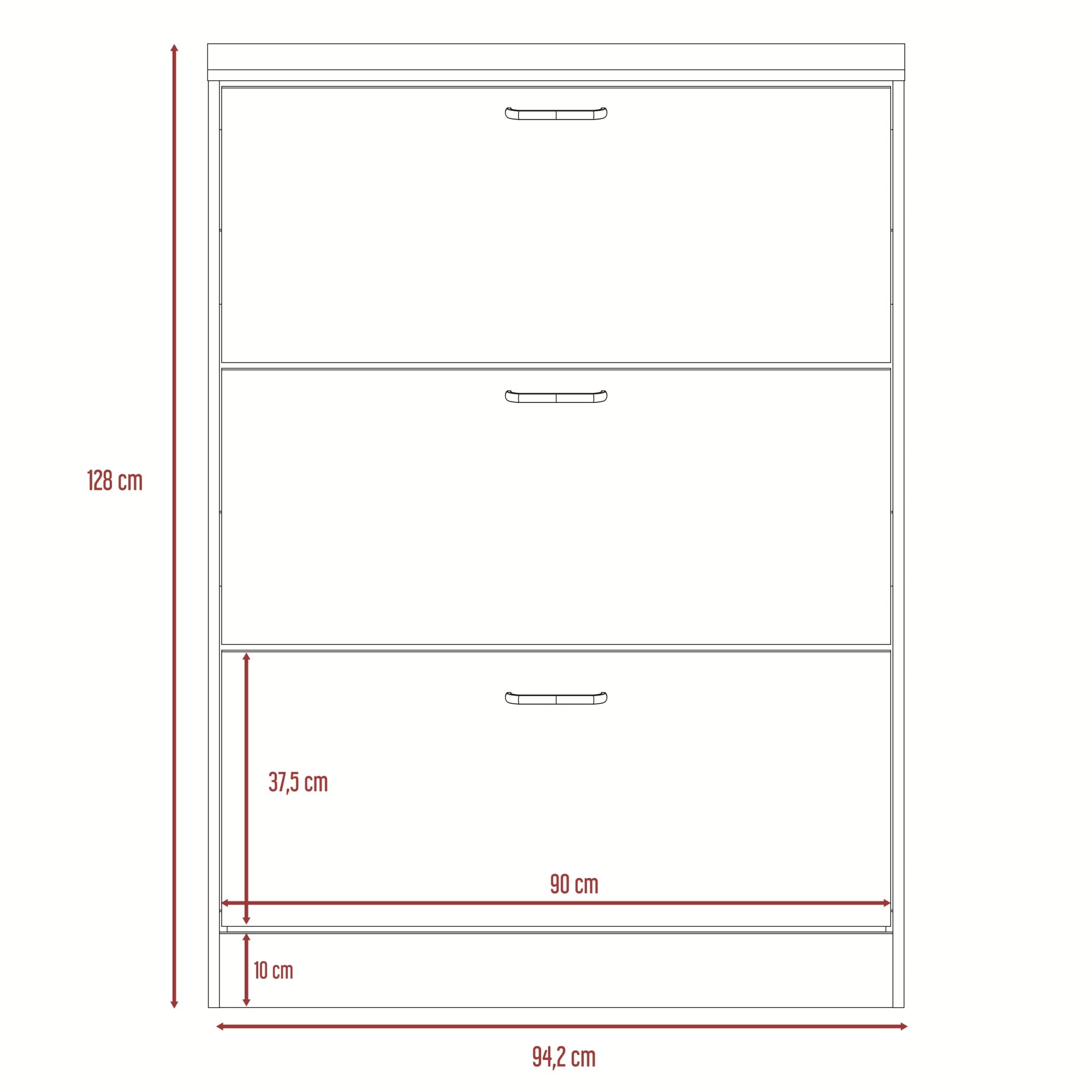 ZAPATERO ORGANIZADOR Z DUNA Y BLANCO 128X94X24 CM - 3